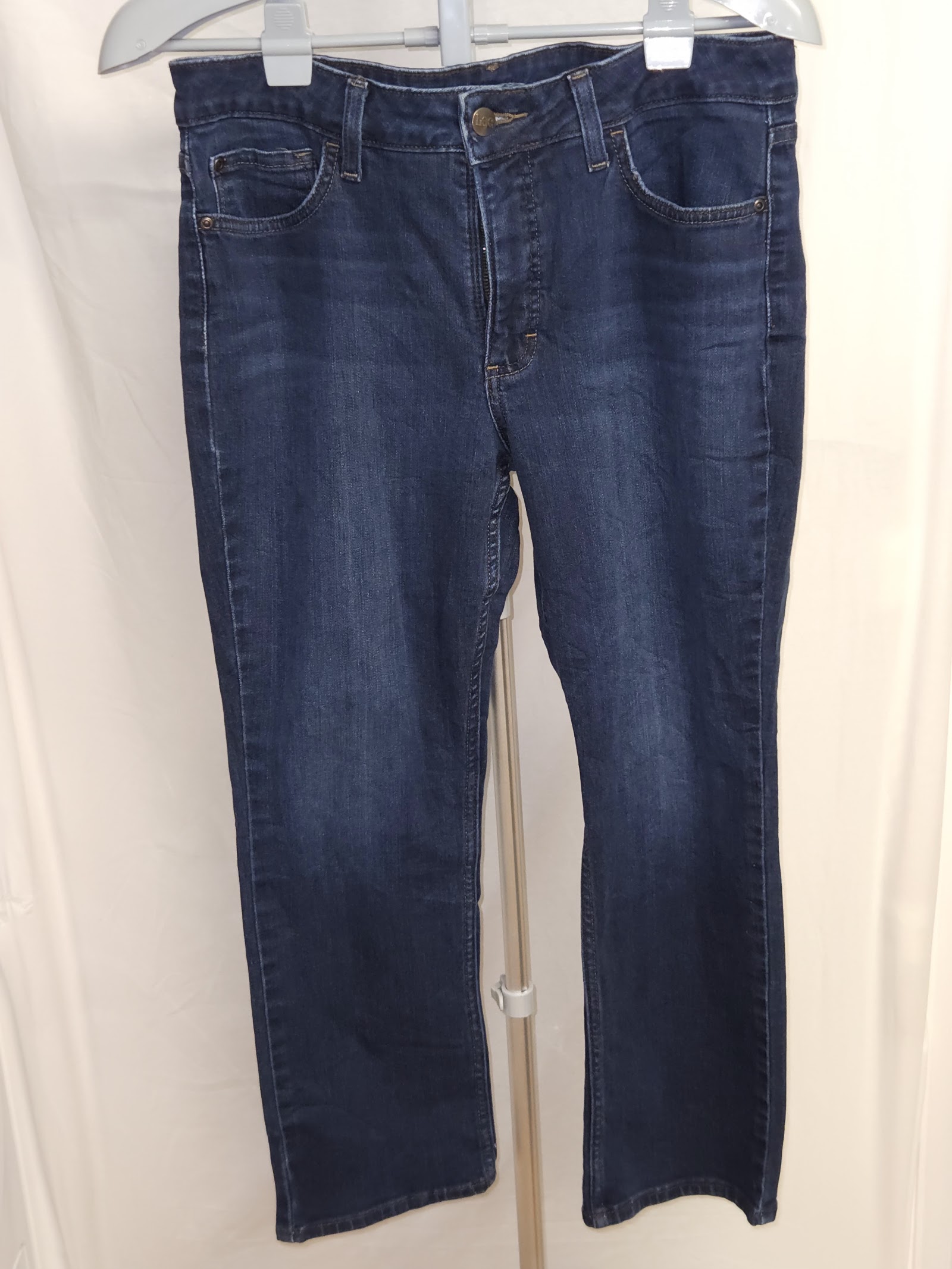 Lee Dark Blue Straight Leg Jeans