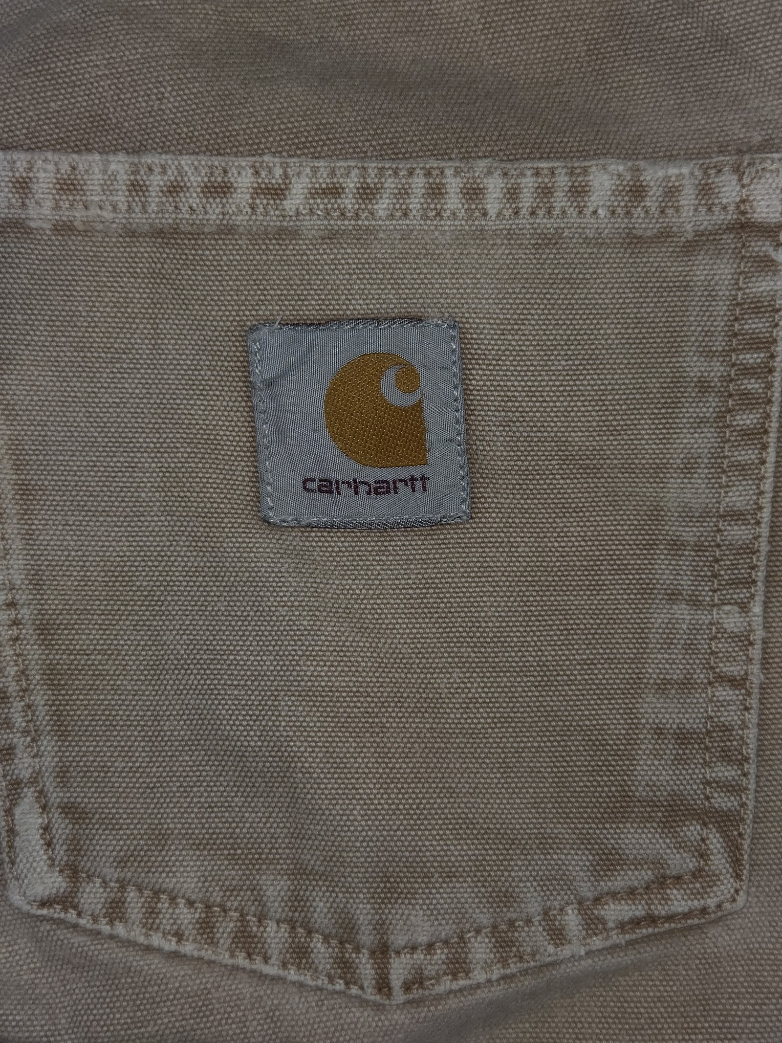 Genuine Carhartt WIP Beige Washed Distressed Jeans Size Not Shown, Size not shown, photo 3
