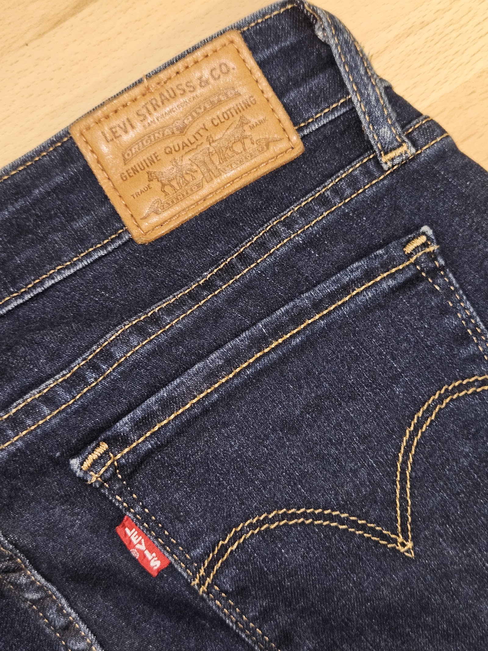 Genuine Levi's 711 Skinny Blue Jeans, W26 L32, photo 6