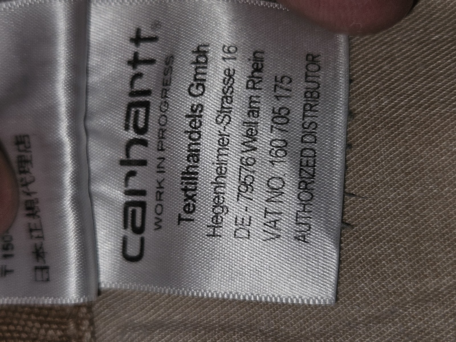 Genuine Carhartt WIP Beige Washed Distressed Jeans Size Not Shown, Size not shown, photo 8