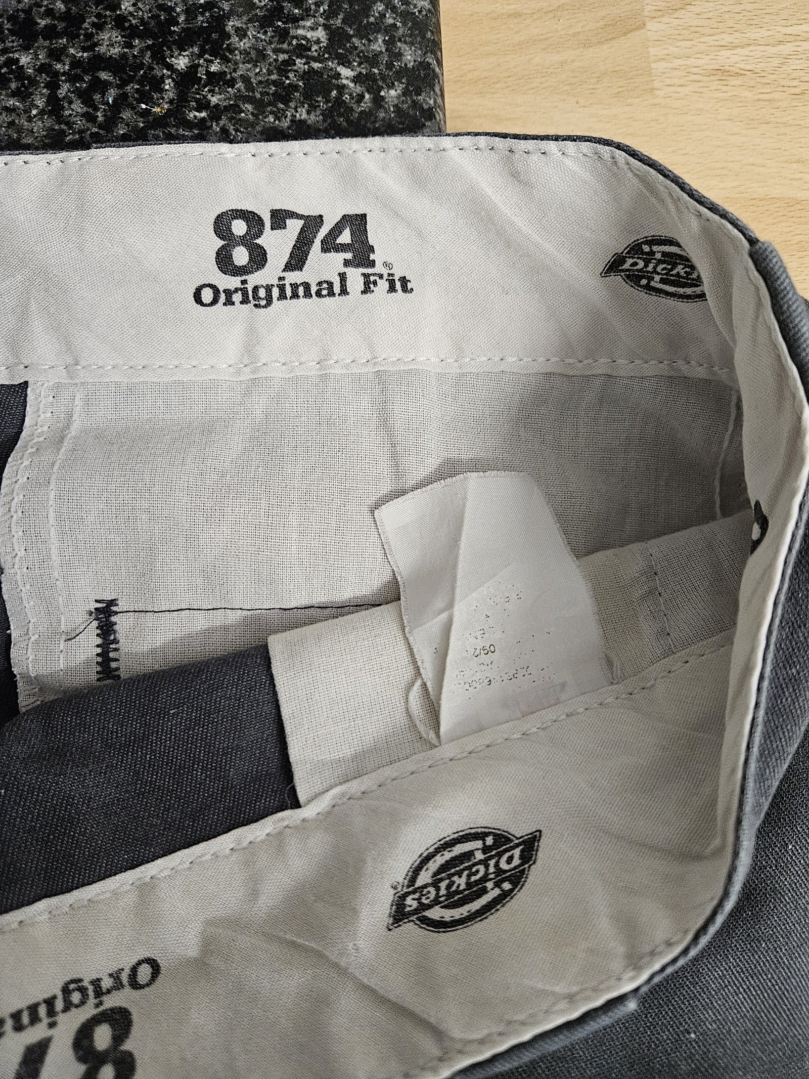 Genuine Dickies Charcoal 874 Original Fit work trousers, W40 L30, photo 3