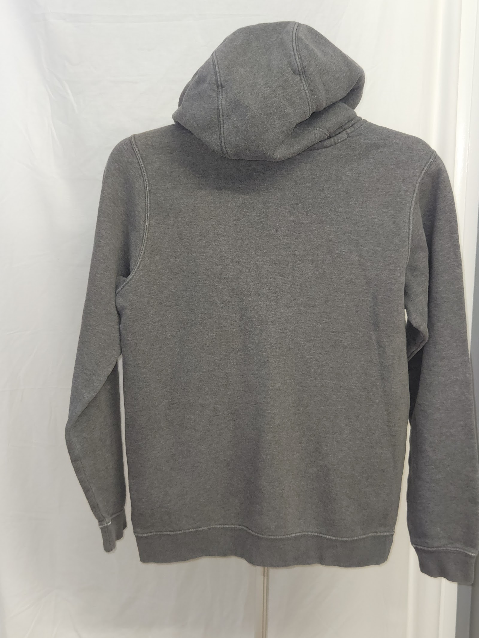Genuine Nike Grey embroidered-logo pullover hoodie, S, photo 2