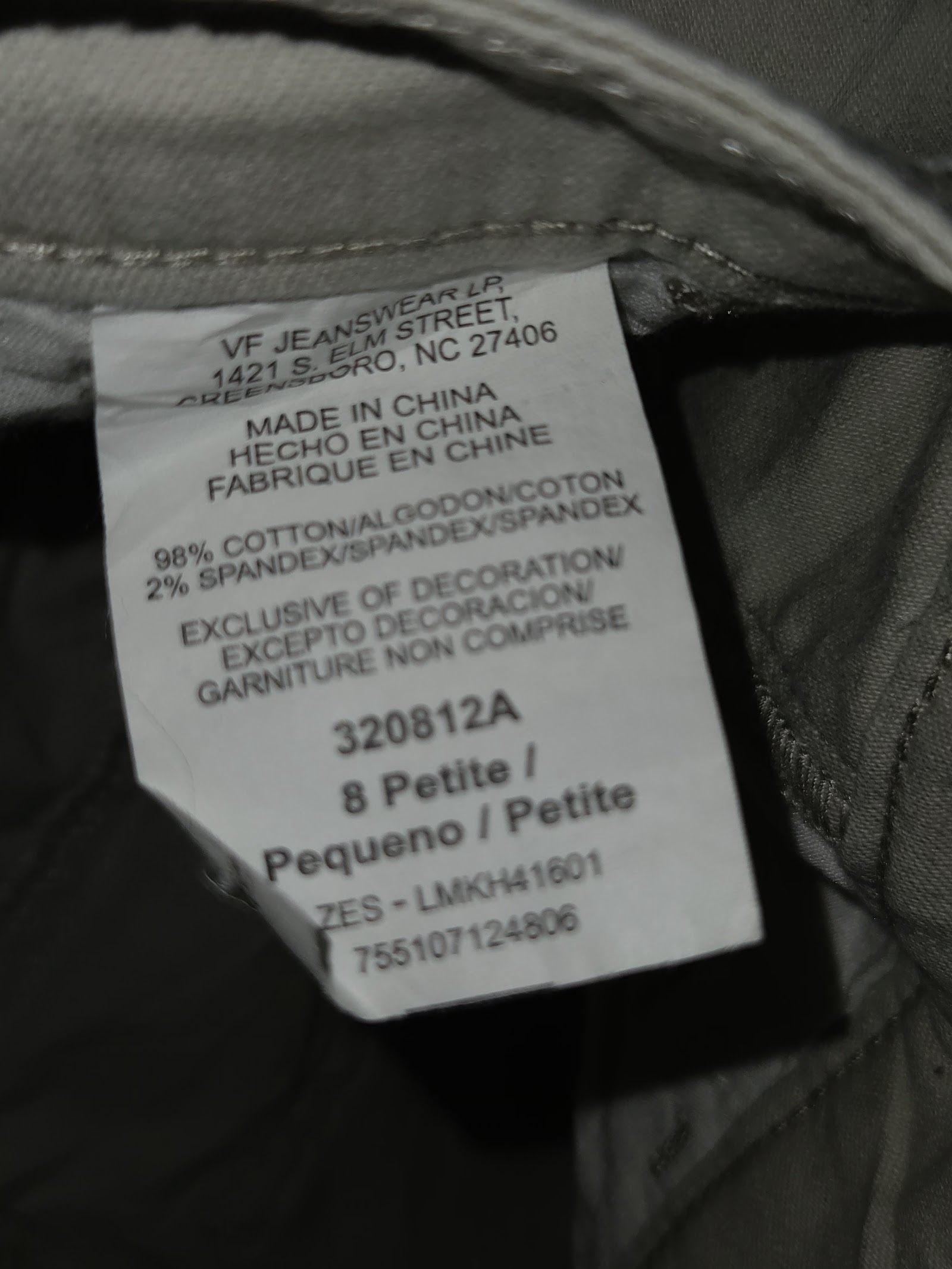 Genuine Lee Light Stone Lower Waist Petite Capri Jeans, 8 Petite, photo 3