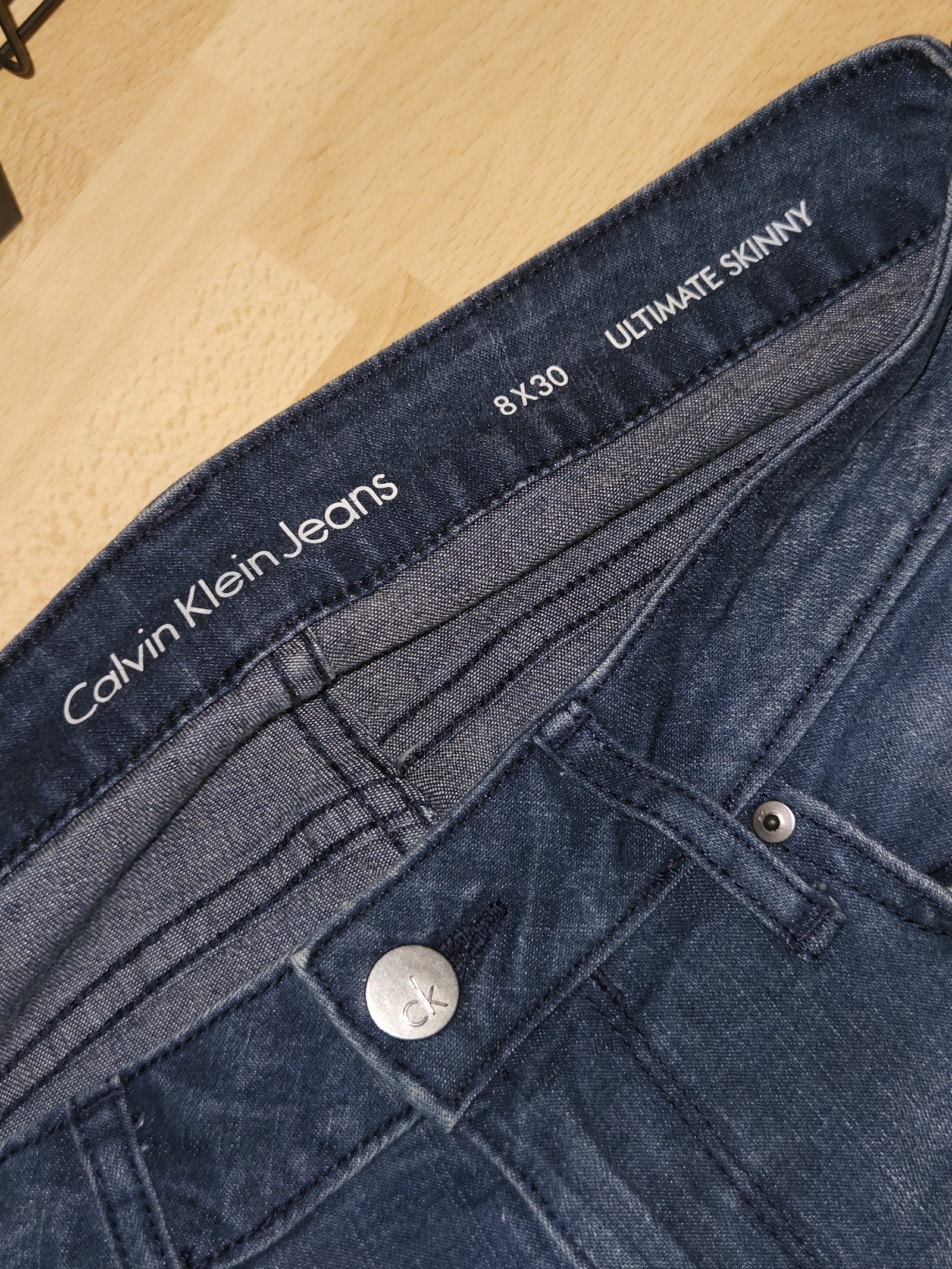 Genuine Calvin Klein Jeans Ultimate Skinny Blue Jeans Size 8 x 30, 8 x 30, photo 3