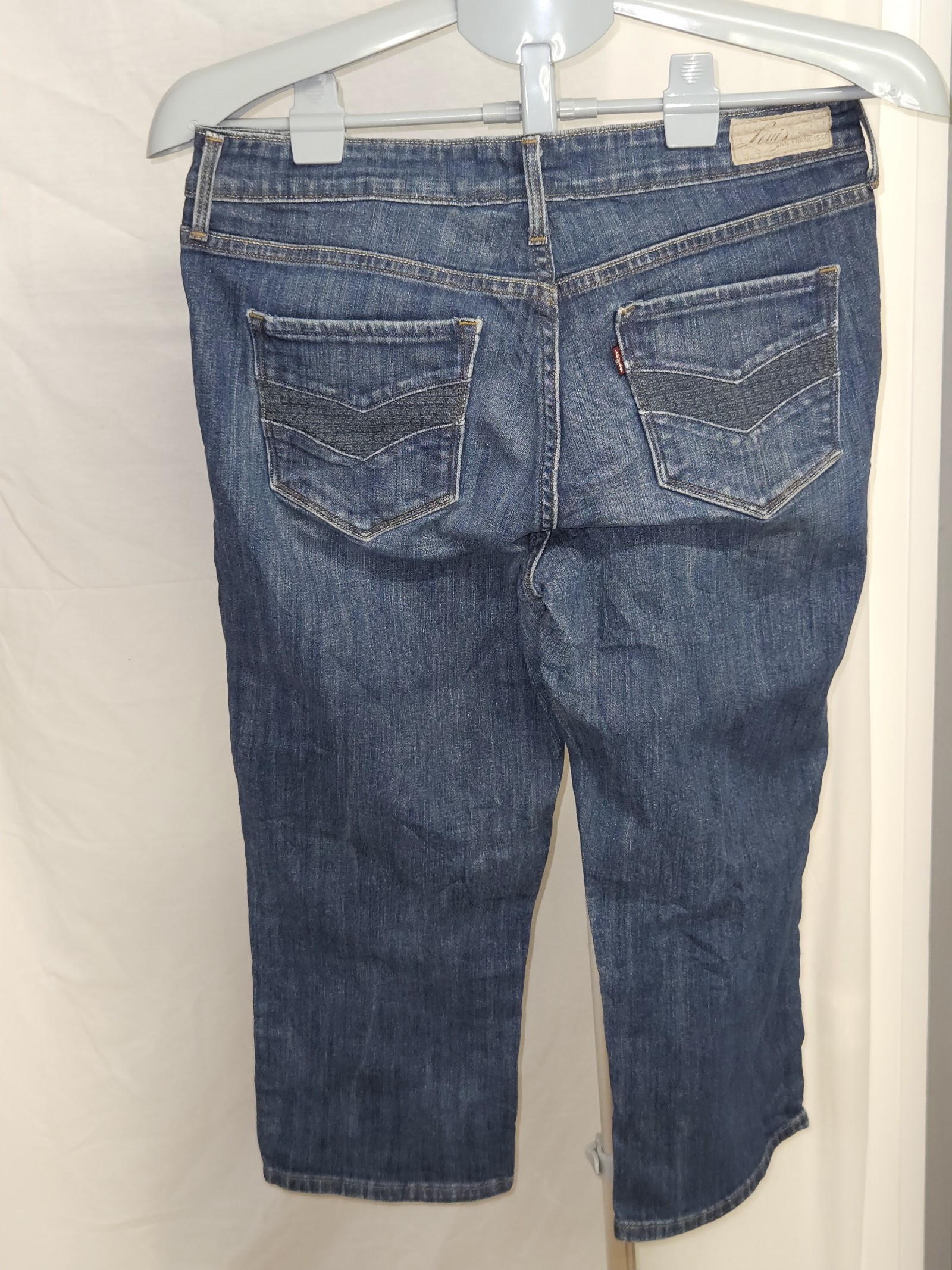 Genuine Levi's Demi Curve Classic Blue Capri Jeans, 10 / 30, photo 2