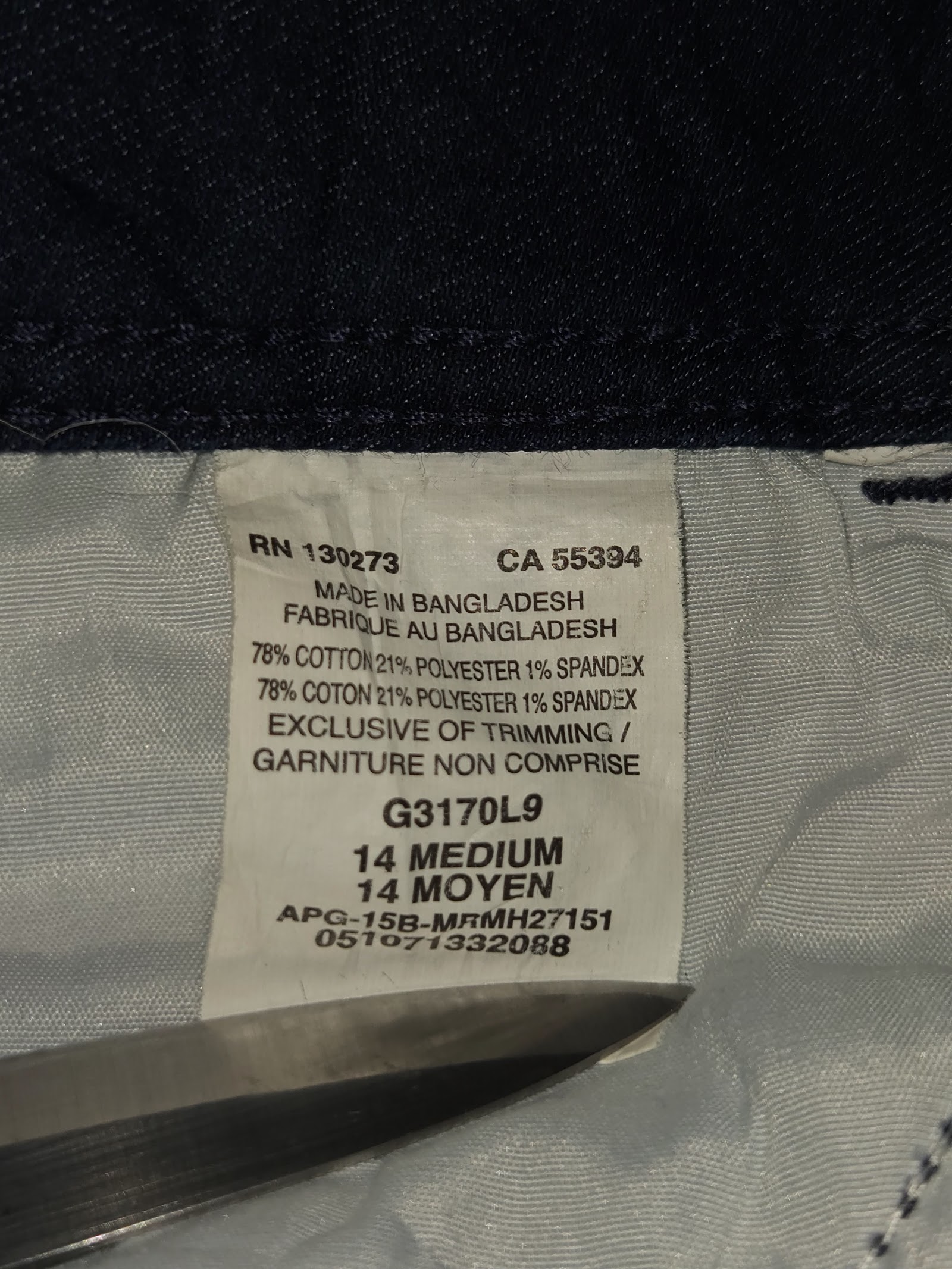 Genuine Riders by Lee Dark Navy Five Pocket Jeans, 14 Medium, photo 4