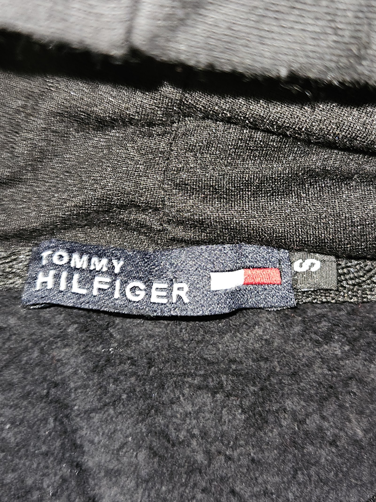 Genuine Tommy Hilfiger Black Logo Hoodie Size S, S, photo 3