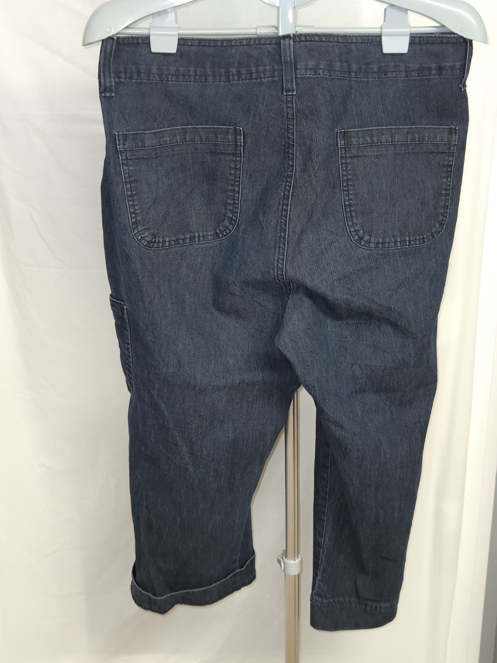 Genuine Riders by Lee Women's Cargo Capri Jeans Size 16 Medium, 16 Medium, photo 2