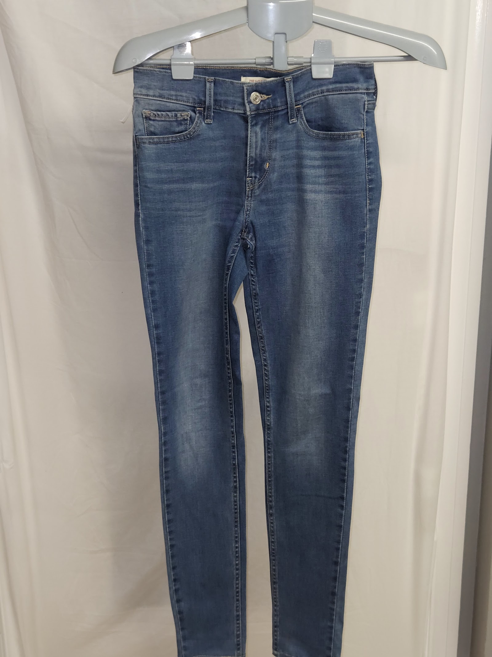 Levi's 710 Super Skinny Blue Jeans