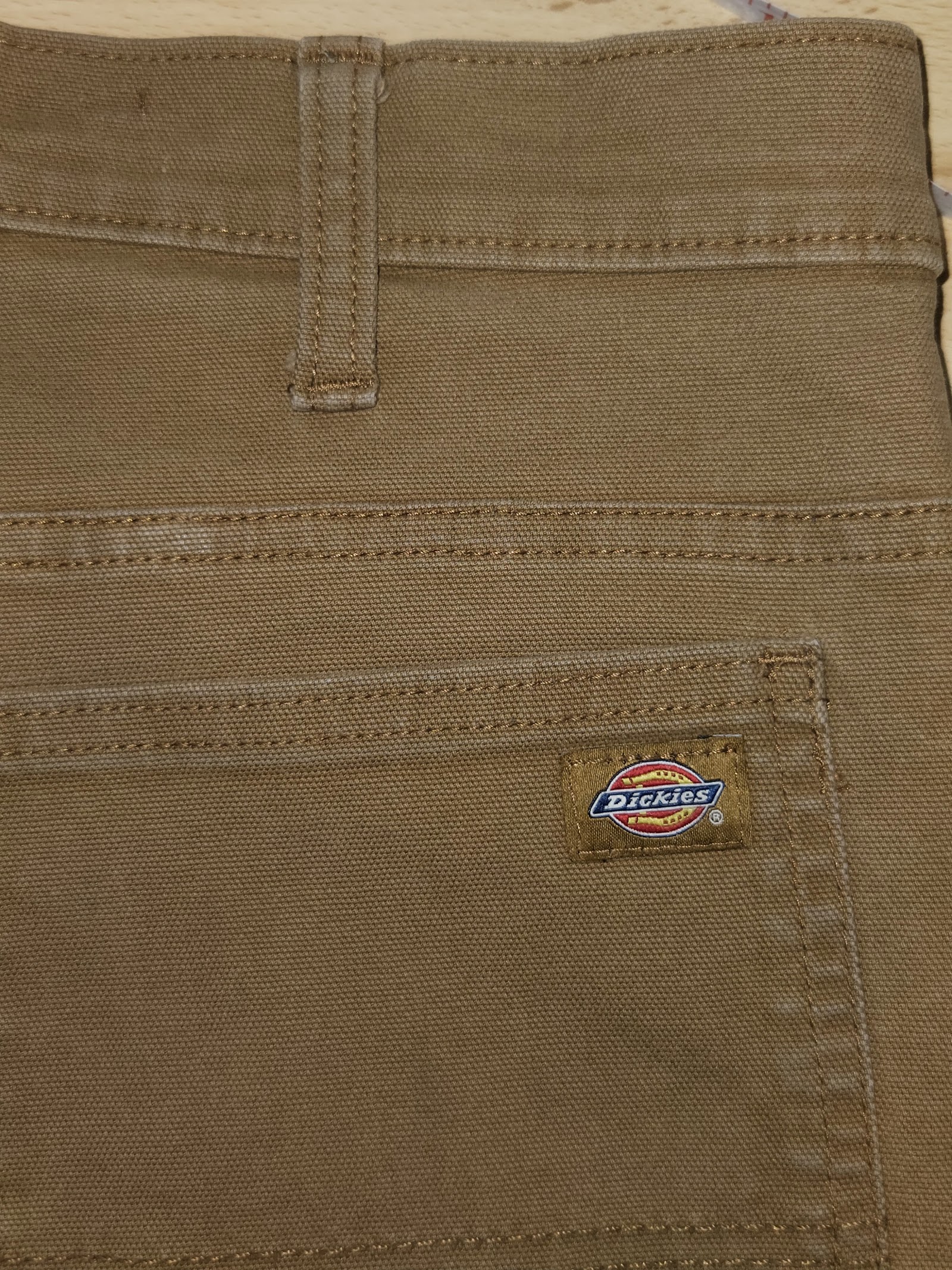 Genuine Dickies Brown Flexible Carpenter Work Trousers, W32, photo 4