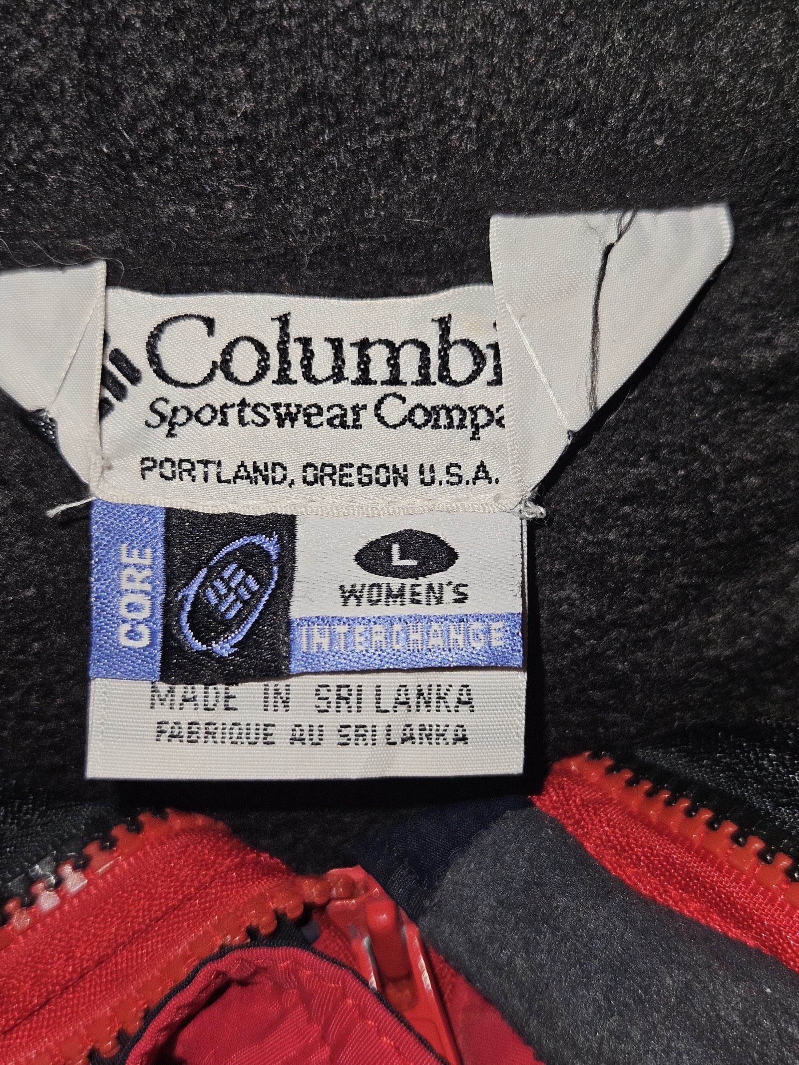 Genuine Columbia Red Charcoal Hooded Interchange Outdoor Jacket, L, photo 3