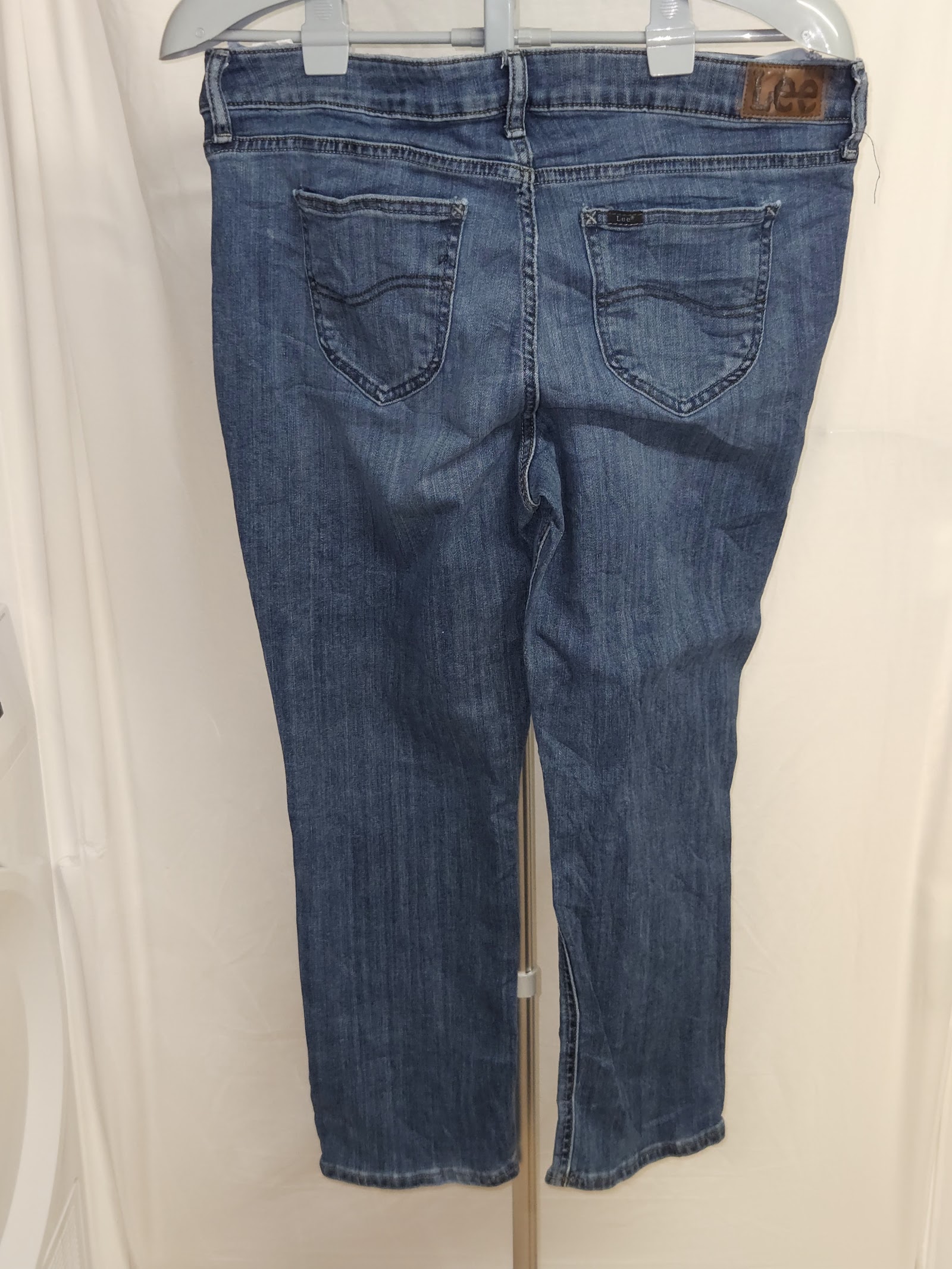 Genuine Lee Mid Blue Straight Leg Jeans, 16 Short / Petite, photo 2