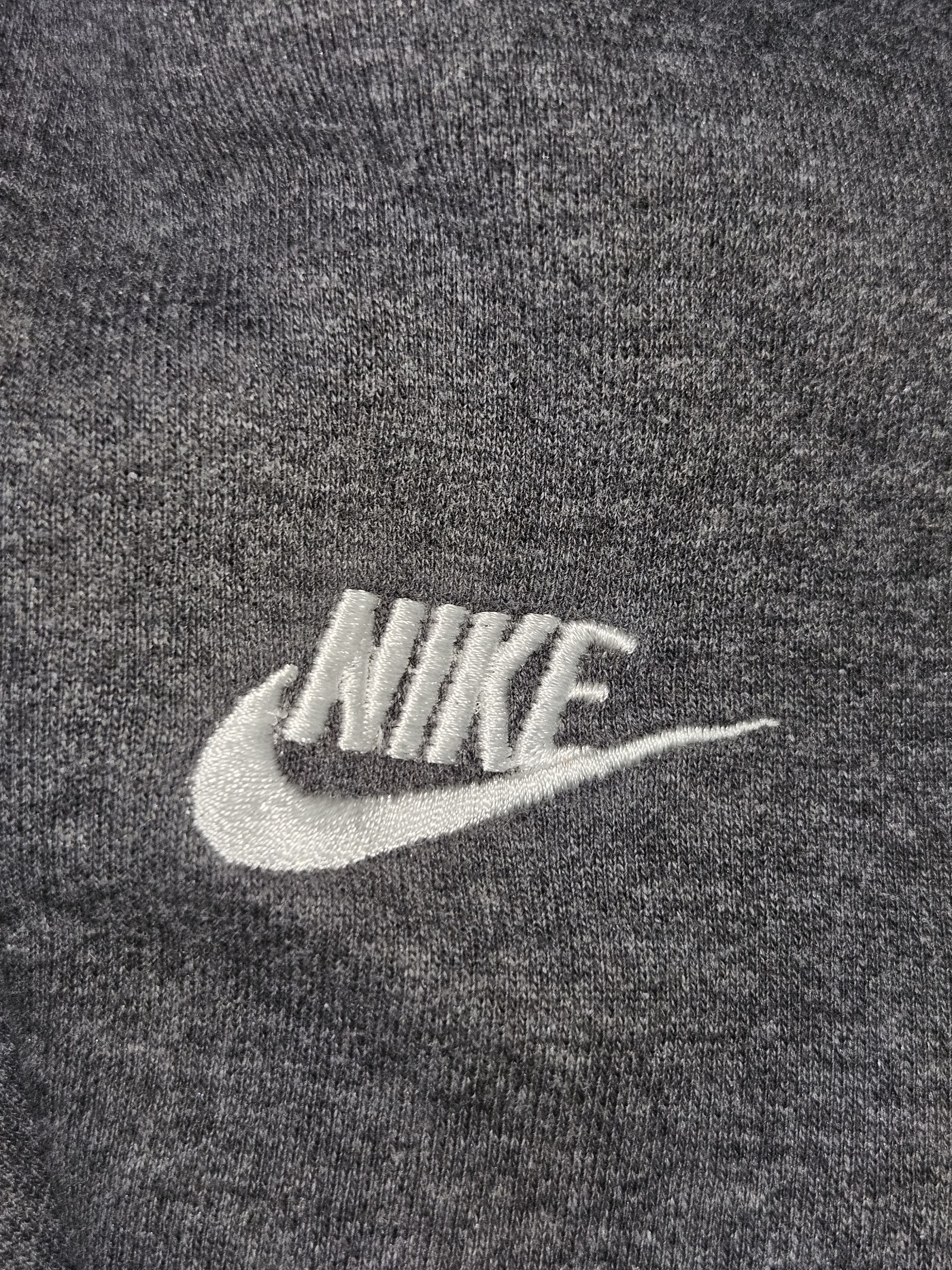 Genuine Nike Grey embroidered-logo pullover hoodie, S, photo 4