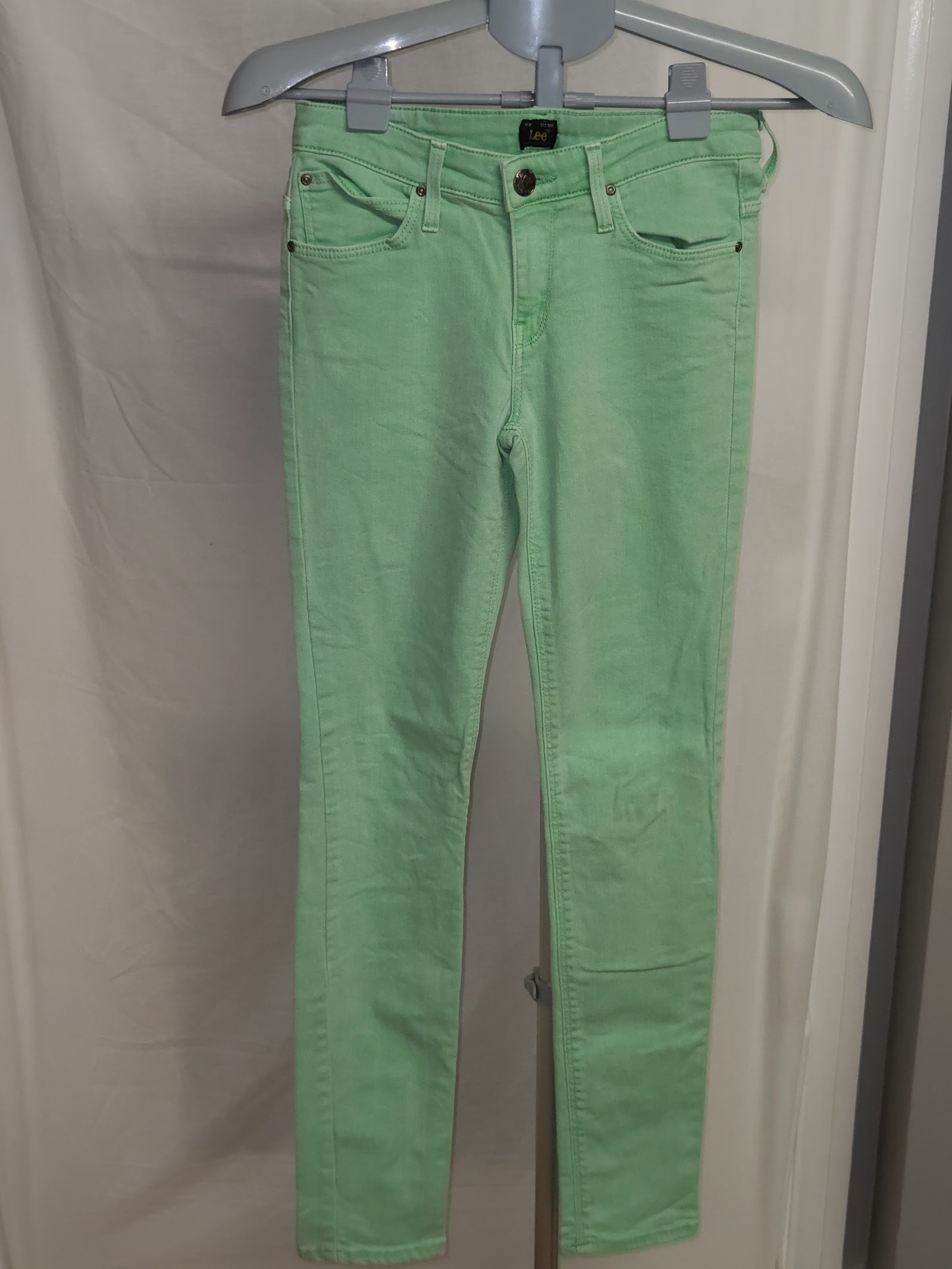 Lee Scarlett Skinny Green Jeans
