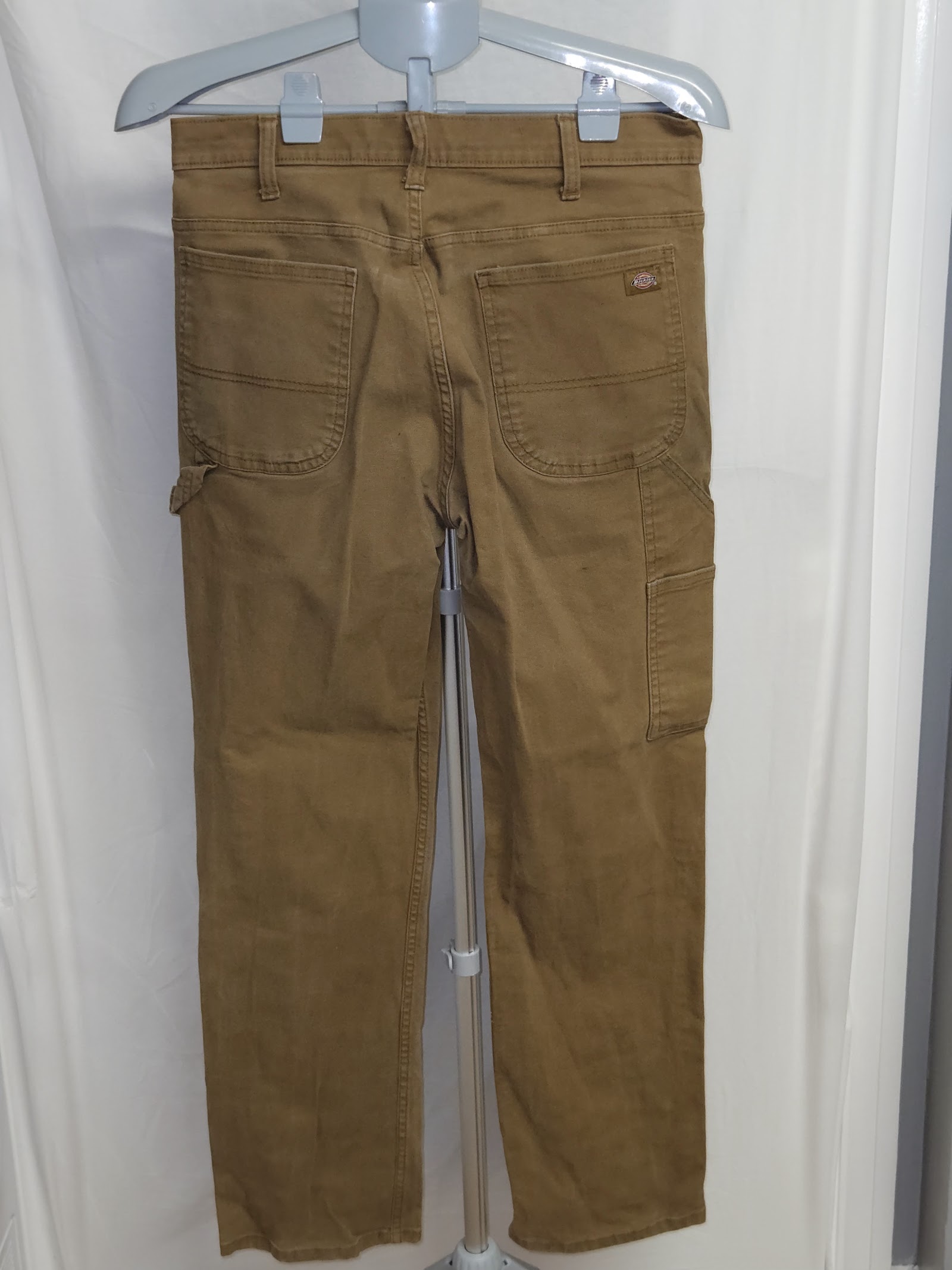 Genuine Dickies Brown Flexible Carpenter Work Trousers, W32, photo 2