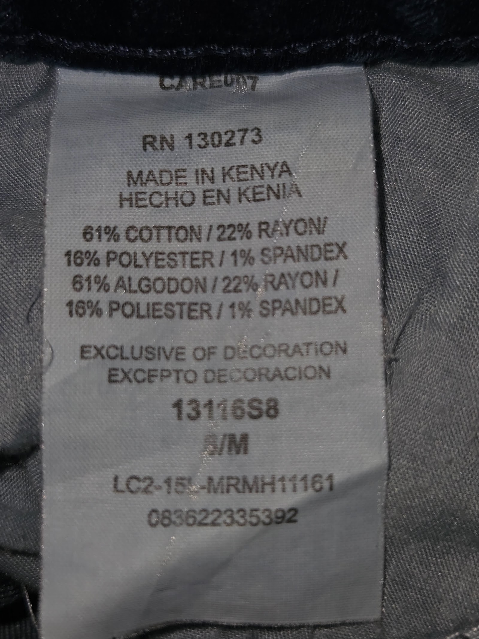 Genuine Riders by Lee Mid Rise Dark Blue Capri Jeans, 5 / M, photo 5