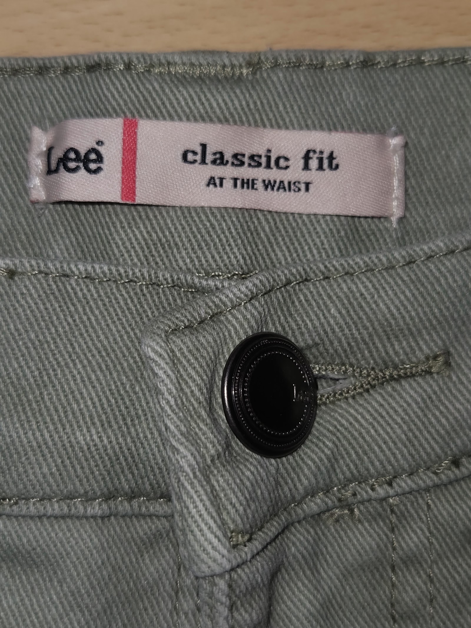 Genuine Lee Olive Classic Fit Straight Jeans, 10 Petite, photo 3