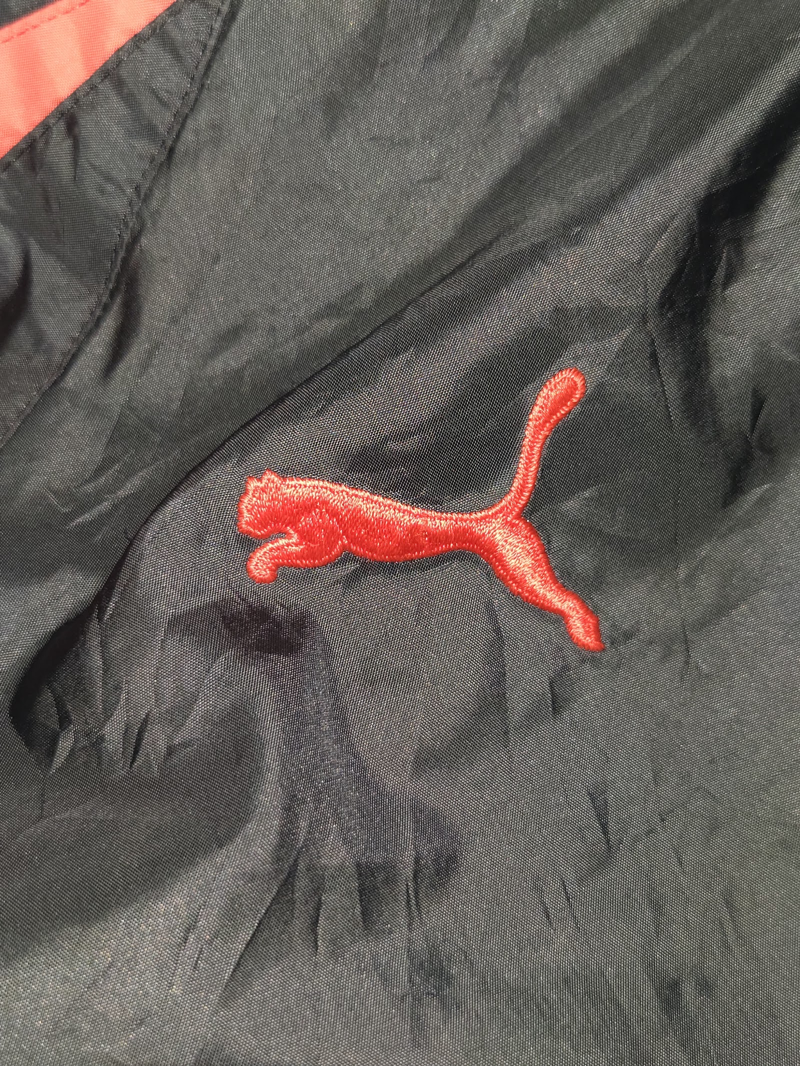 Genuine Puma Black Red Colour Block Track Jacket, L, photo 4