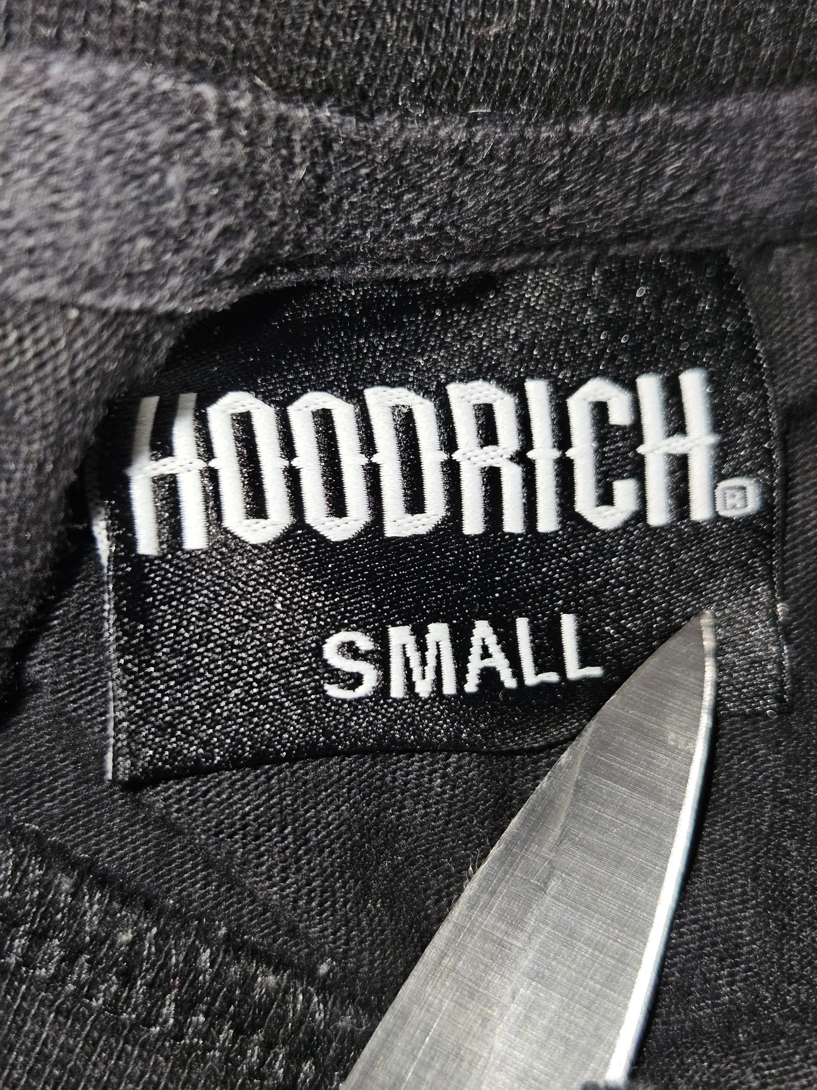 Genuine Hoodrich Black Red Logo T-Shirt Size S, S, photo 3