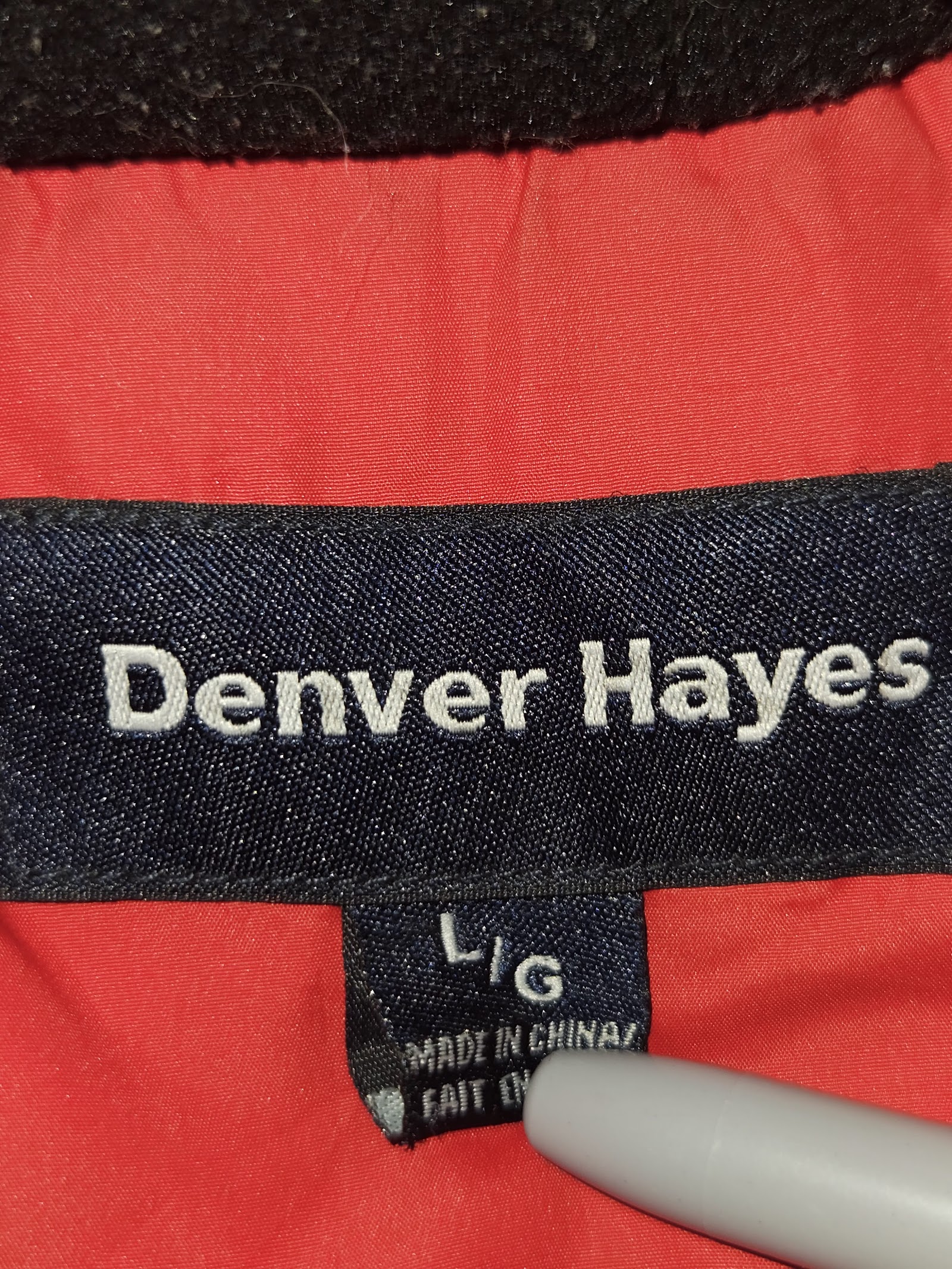 Genuine Denver Hayes Red Black Padded Gilet, L / G, photo 3