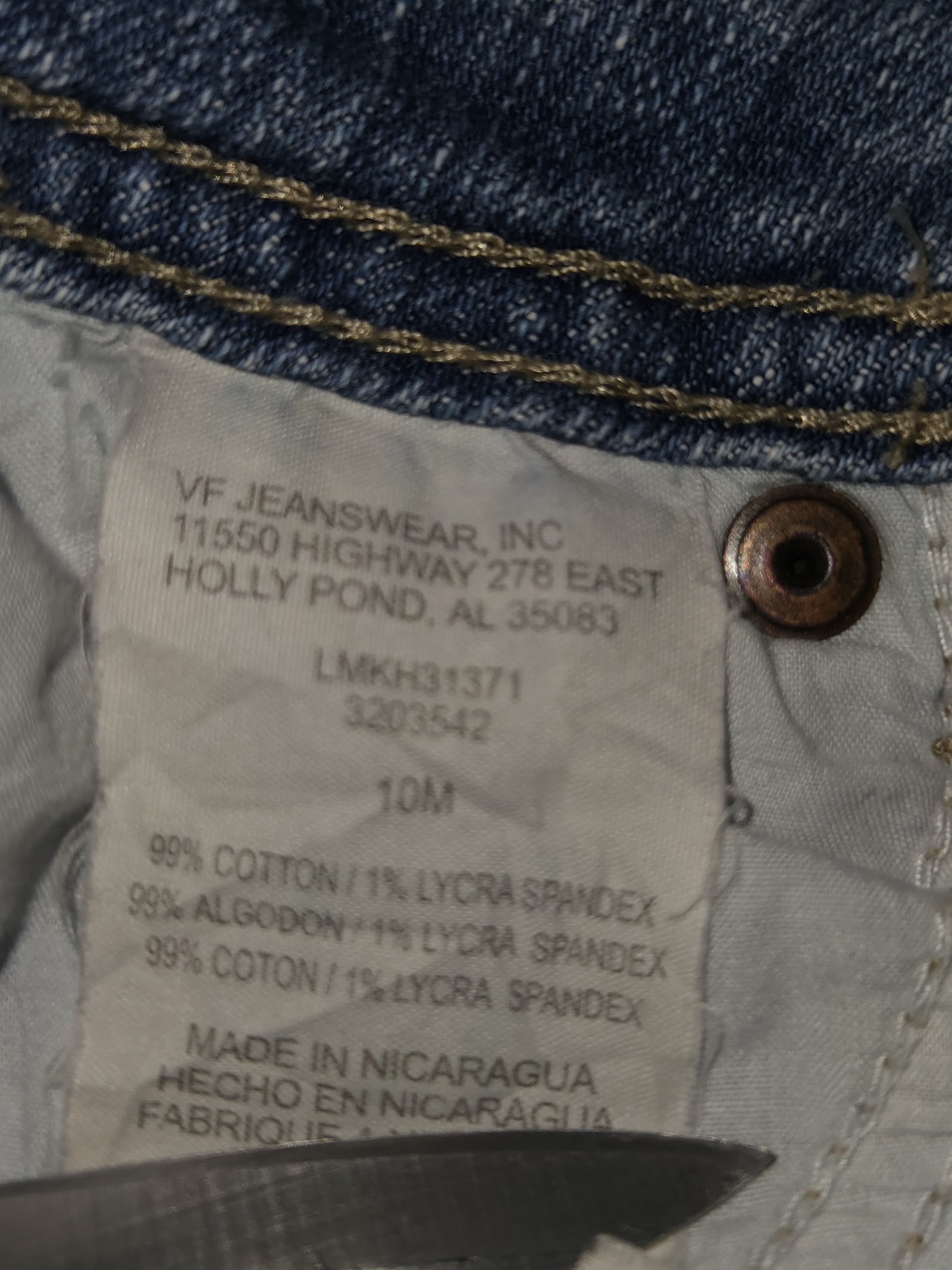 Genuine Lee Lower On The Waist Light Blue Jeans, 10 Medium, photo 4