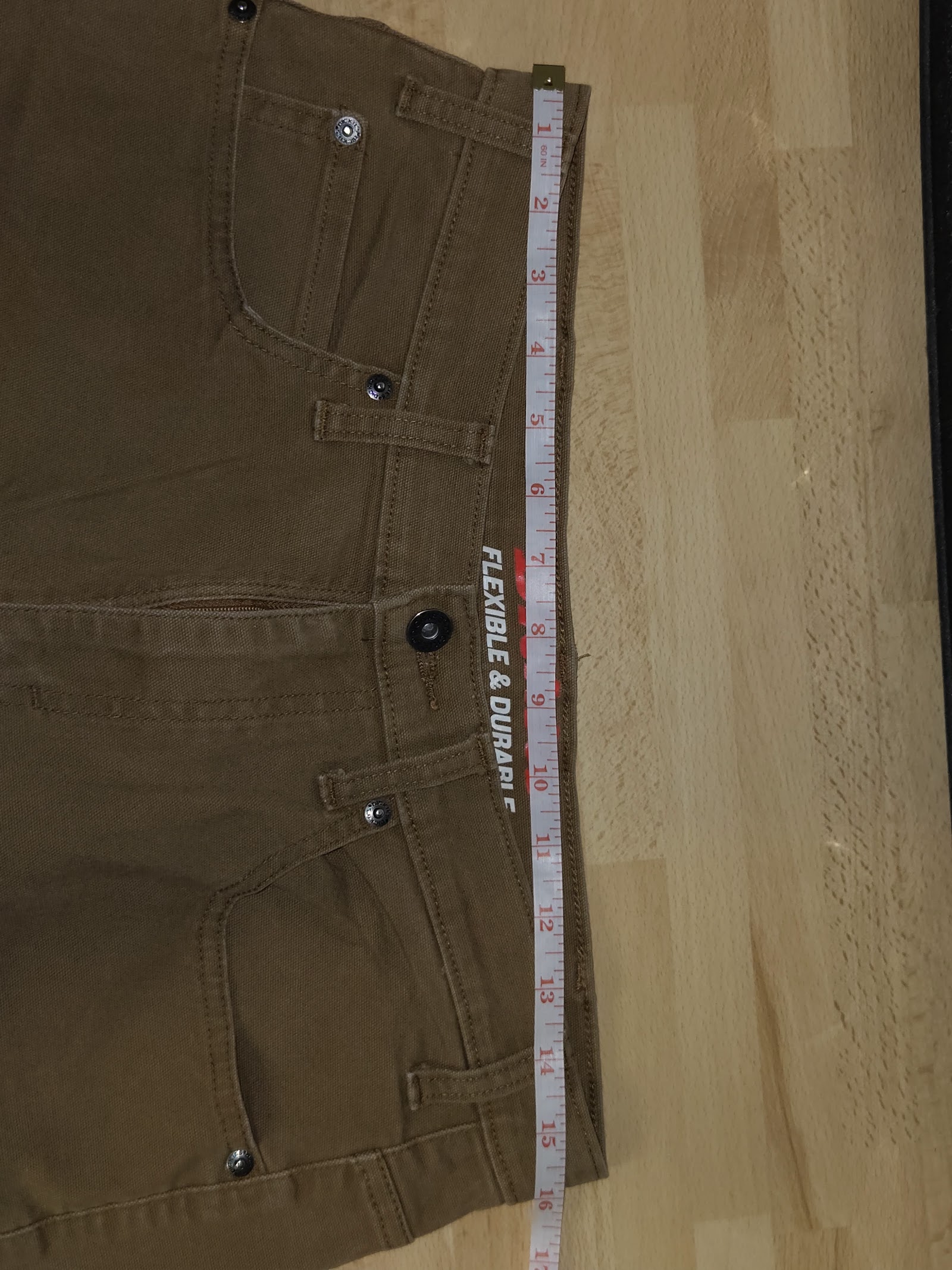 Genuine Dickies Brown Flexible Carpenter Work Trousers, W32, photo 6