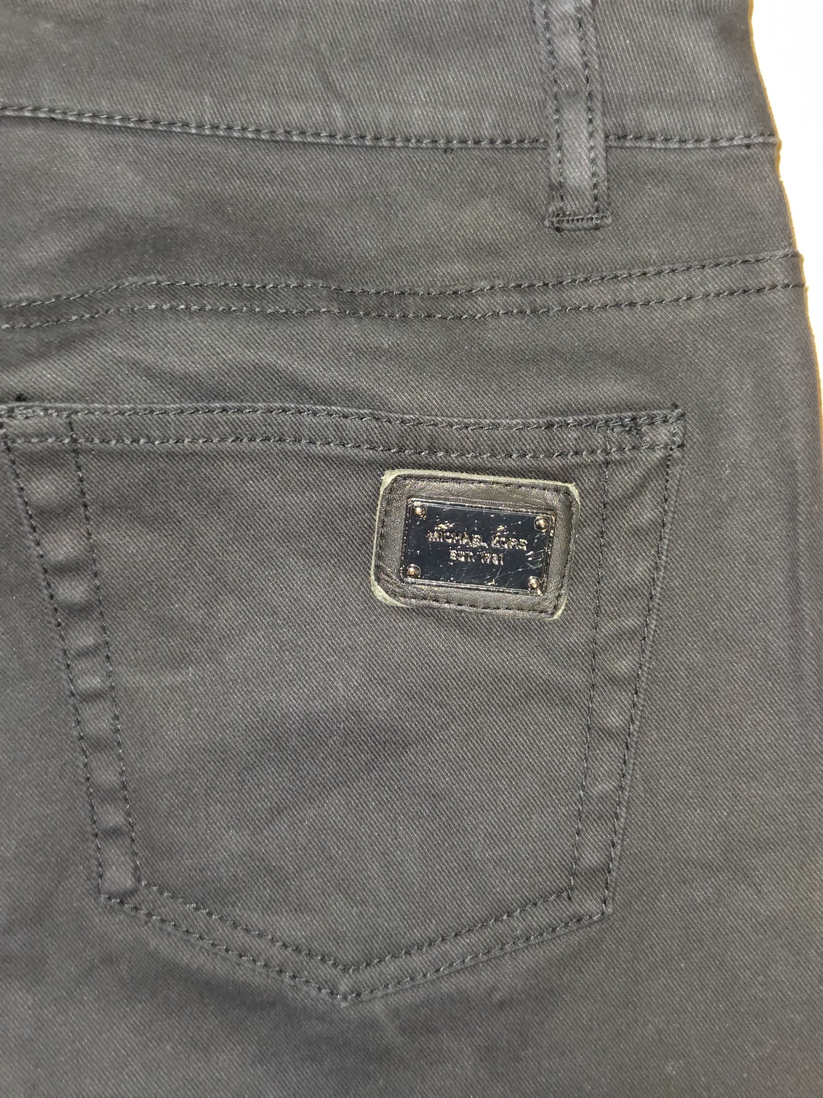 Genuine Michael Kors Animal Print Skinny Jeans, US 4, photo 4