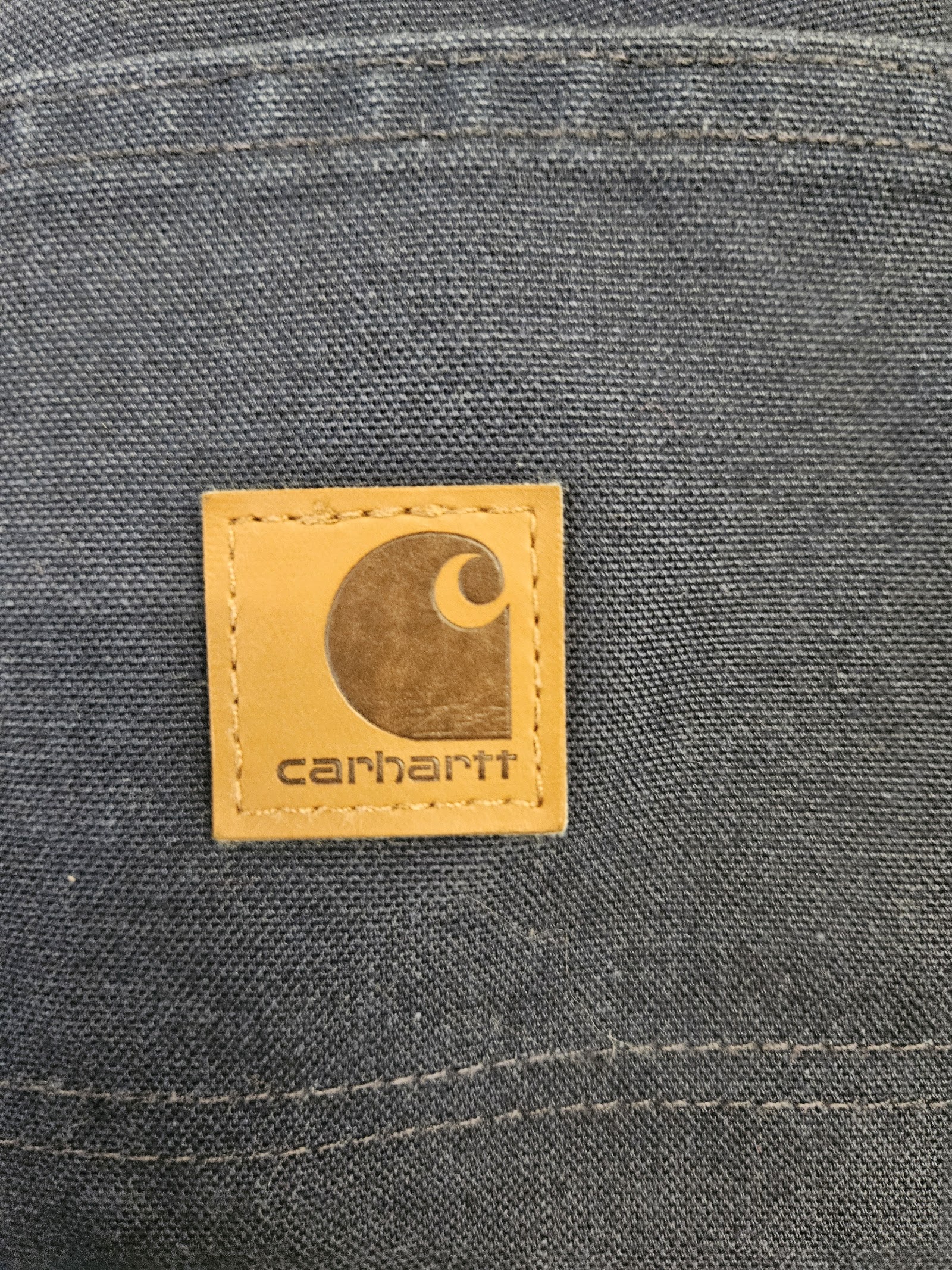 Genuine Carhartt Navy Dungaree Fit utility trousers, W38 L30, photo 3