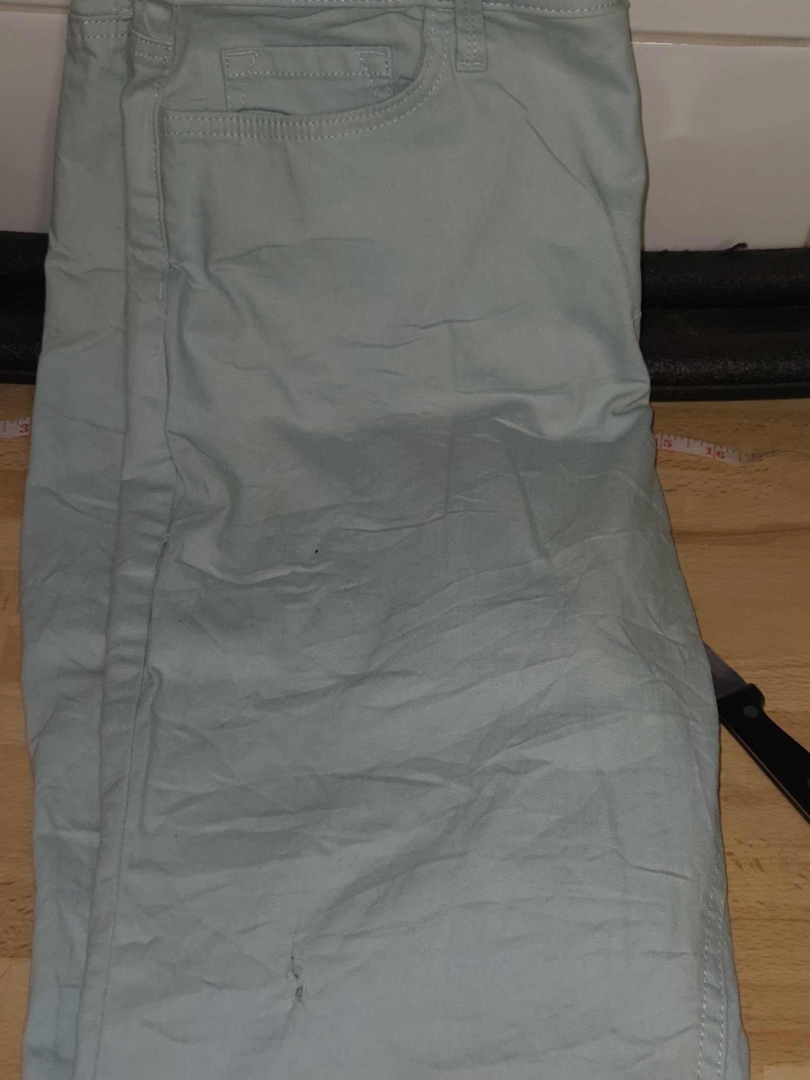 Genuine Lee Mint Midrise Capri Jeans, 14 Medium, photo 6