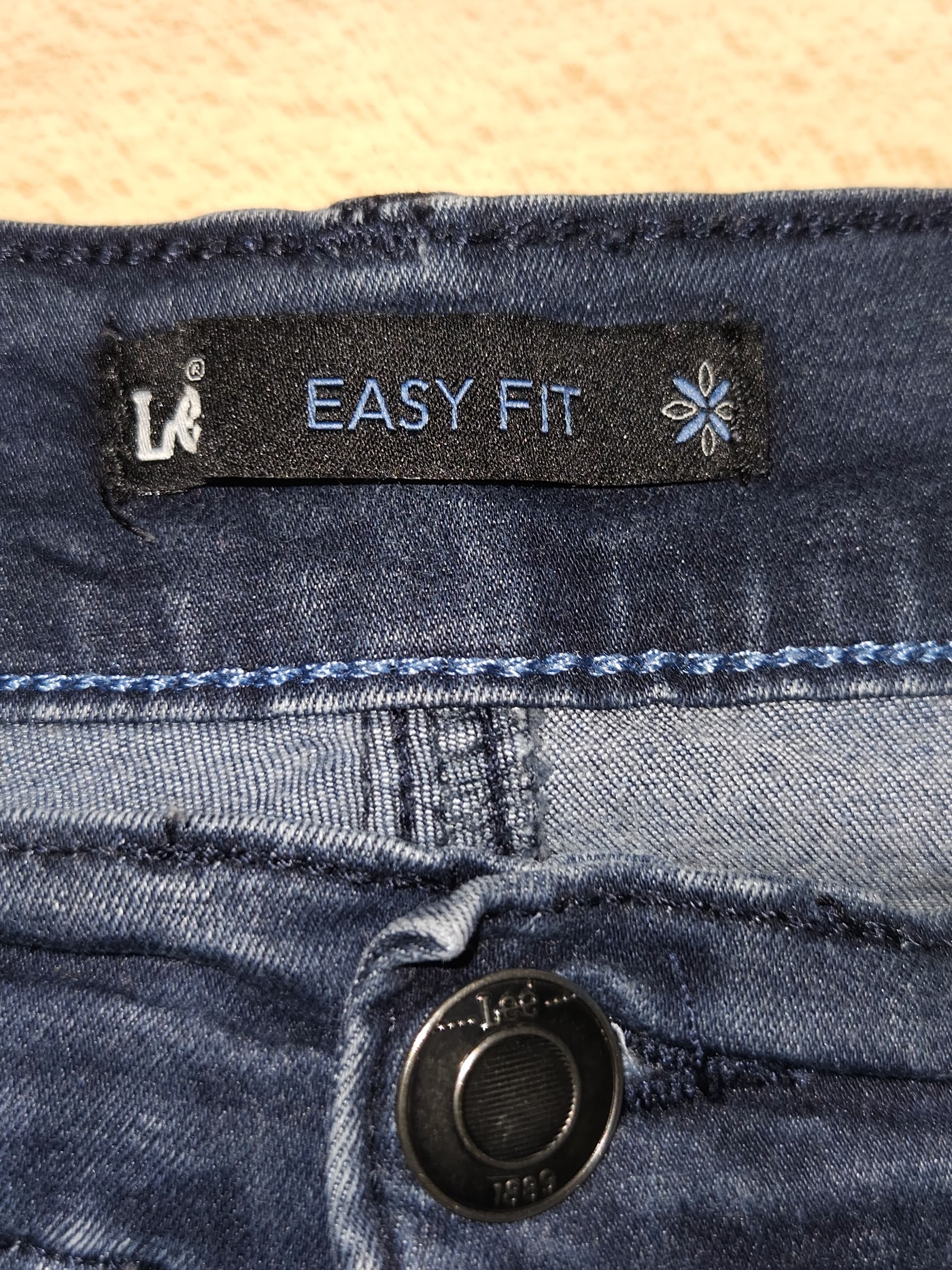 Genuine Lee Easy Fit Dark Blue Jeans, 14 Medium, photo 3
