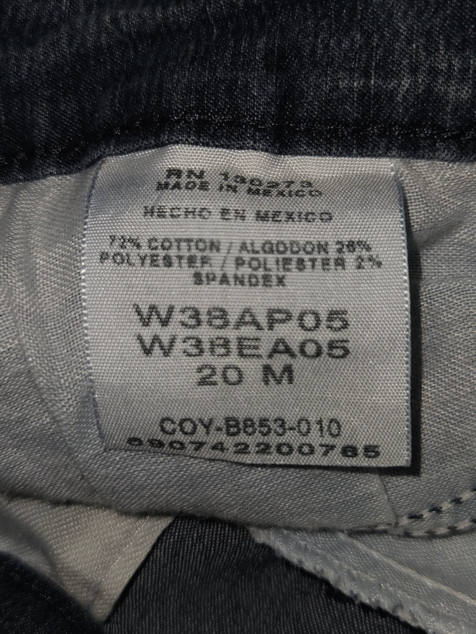 Genuine Riders by Lee Easy Care Dark Indigo Capri Jeans, 20 M, photo 4