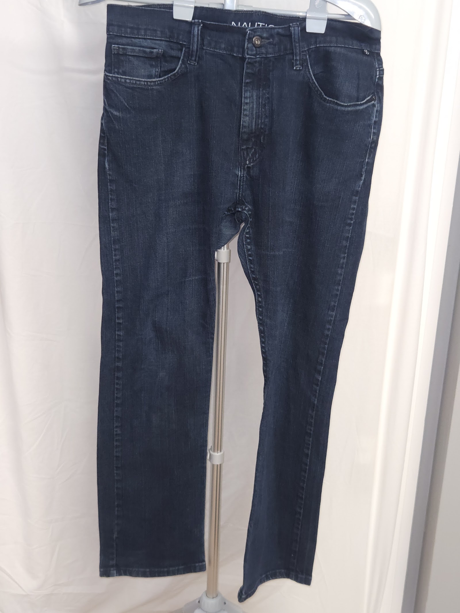 Nautica Dark-blue straight-fit stretch jeans