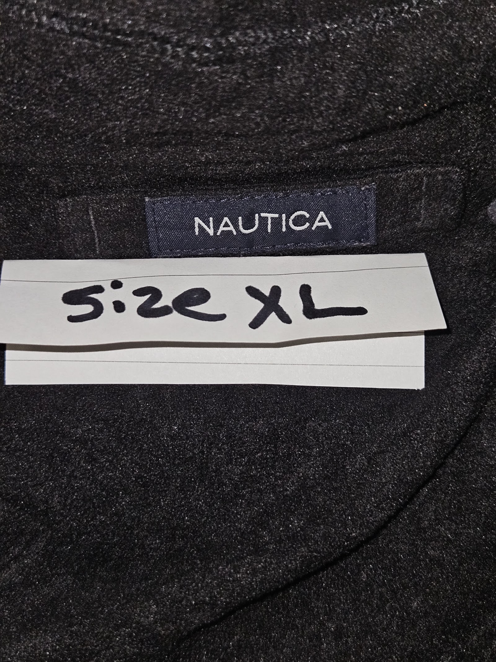 Genuine Nautica Black Lightweight Logo Windbreaker Jacket, Seller-marked XL, photo 4