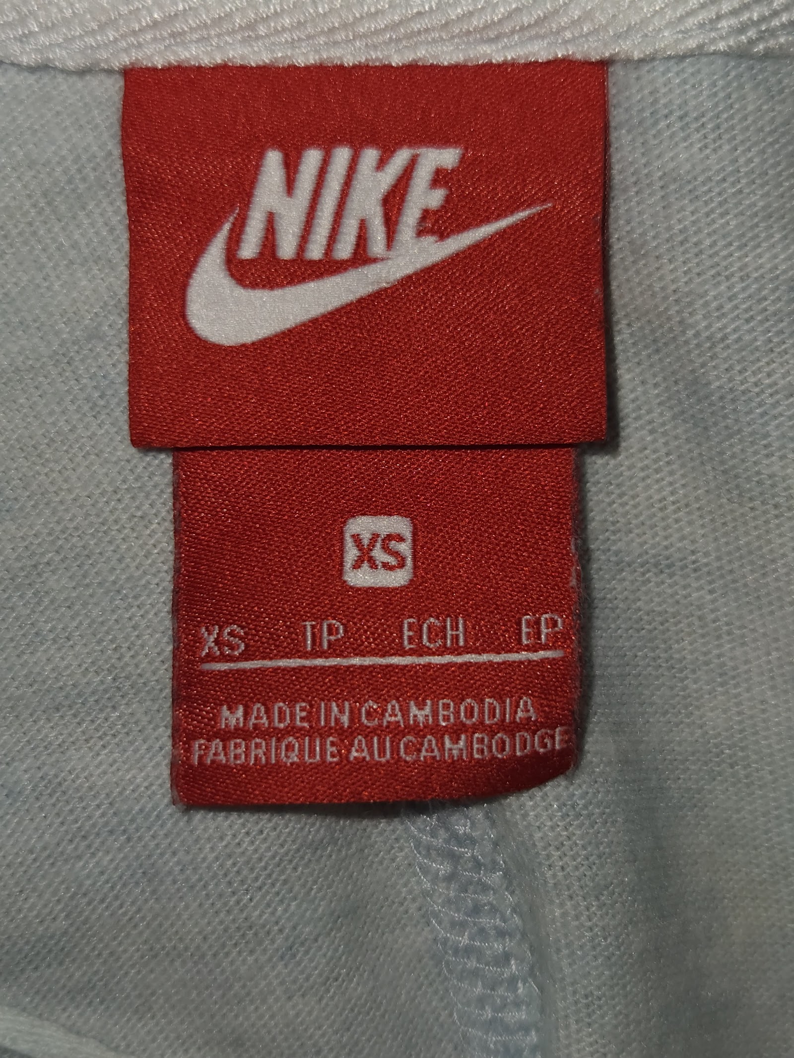 Genuine Nike Pale Blue Just Do It Lightweight Sweatshirt, XS, photo 3