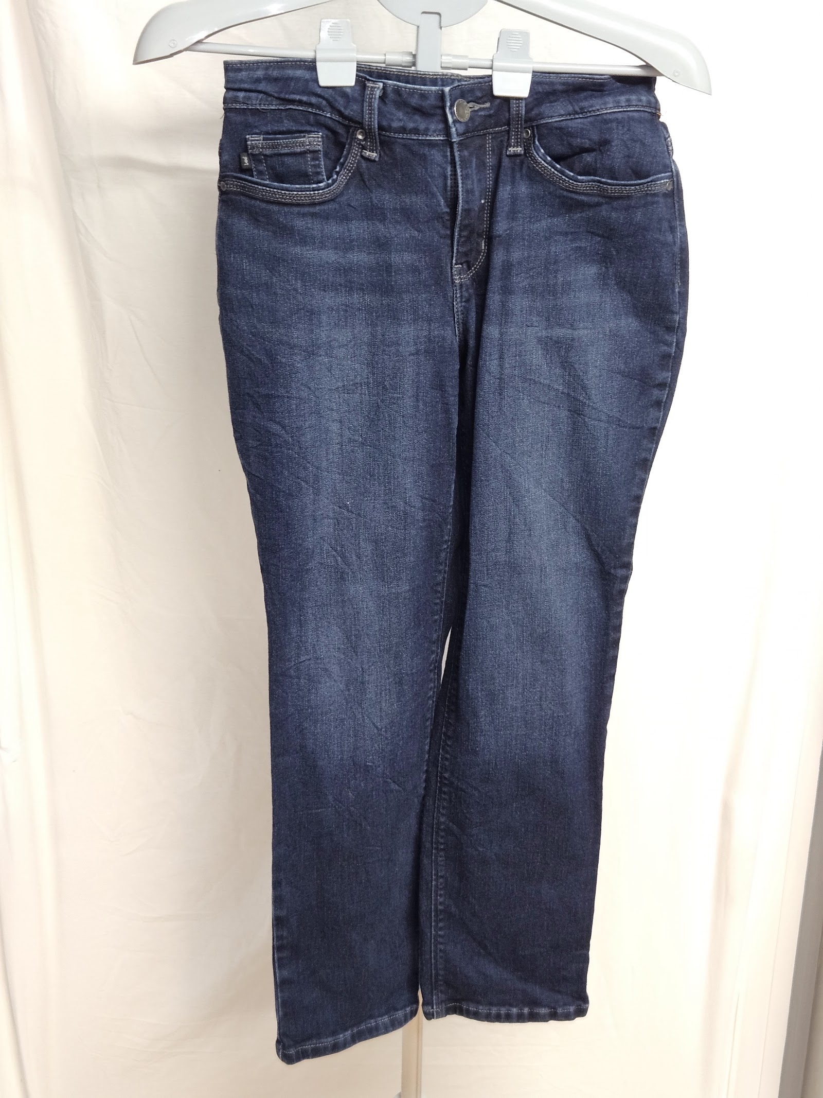 Lee Perfect Fit Straight Leg Dark Blue Jeans