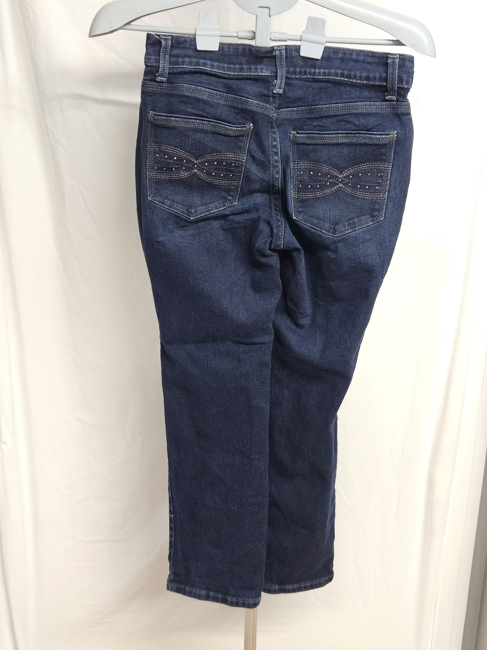 Genuine Lee Perfect Fit Straight Leg Dark Blue Jeans, 8 Short, photo 2