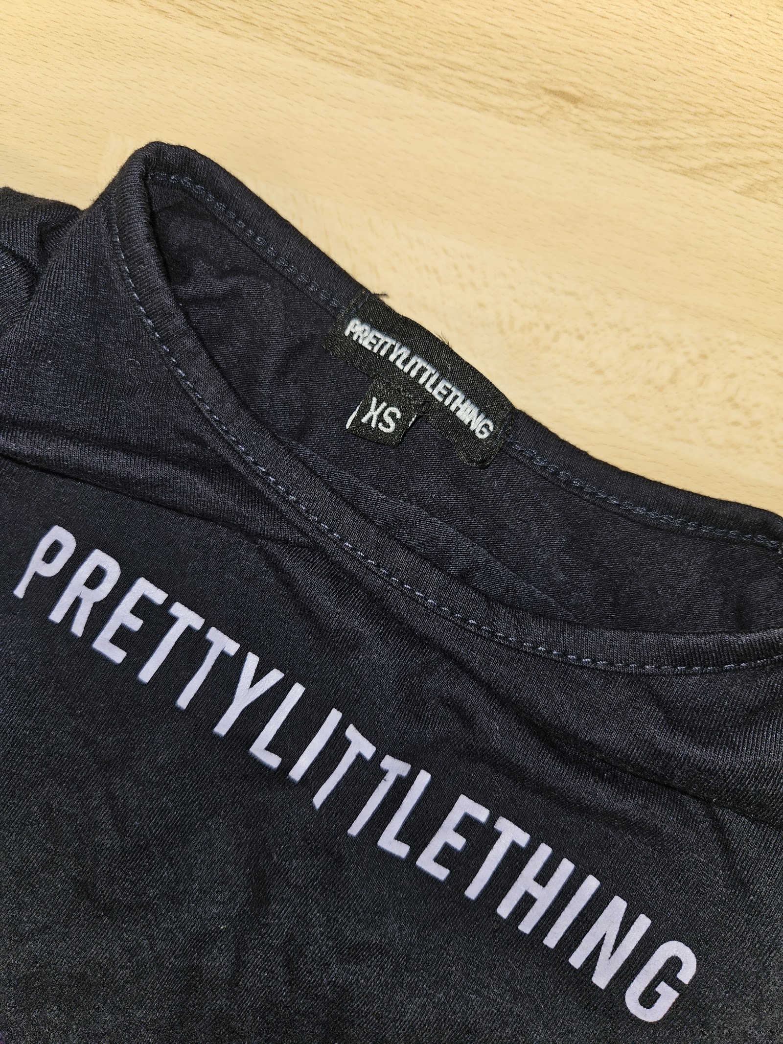 Genuine PrettyLittleThing Women's Black Short Sleeve Bodysuit Size XS, XS, photo 3