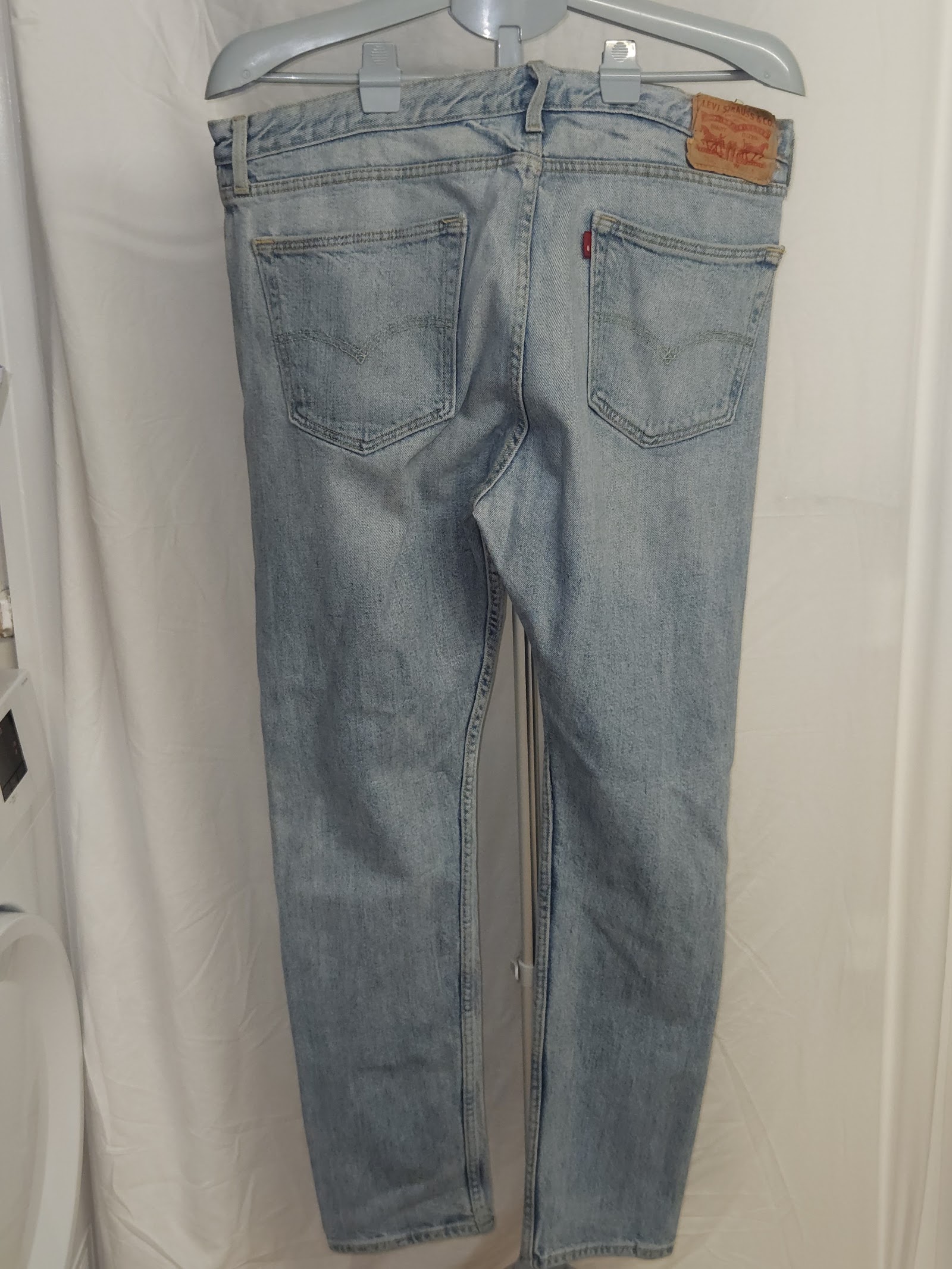 Genuine Levi’s 512 light-wash slim-taper jeans W38 L32, W38 L32, photo 2
