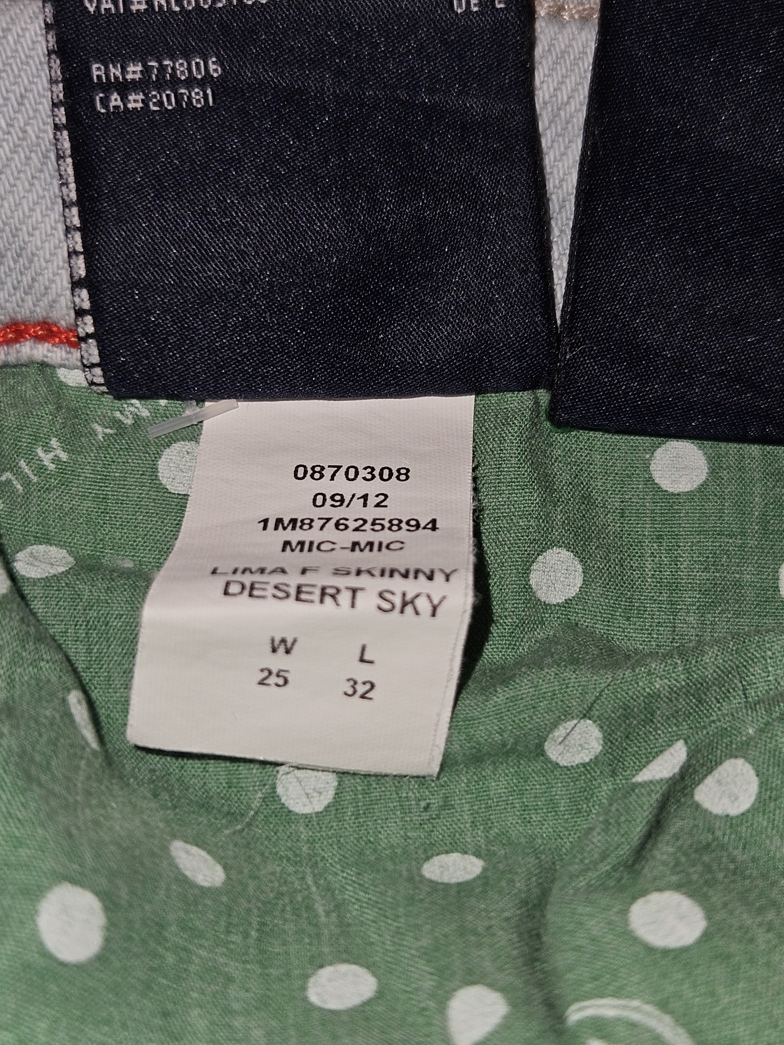 Genuine Tommy Hilfiger Lima F Skinny Light Grey Jeans, W25 L32, photo 5