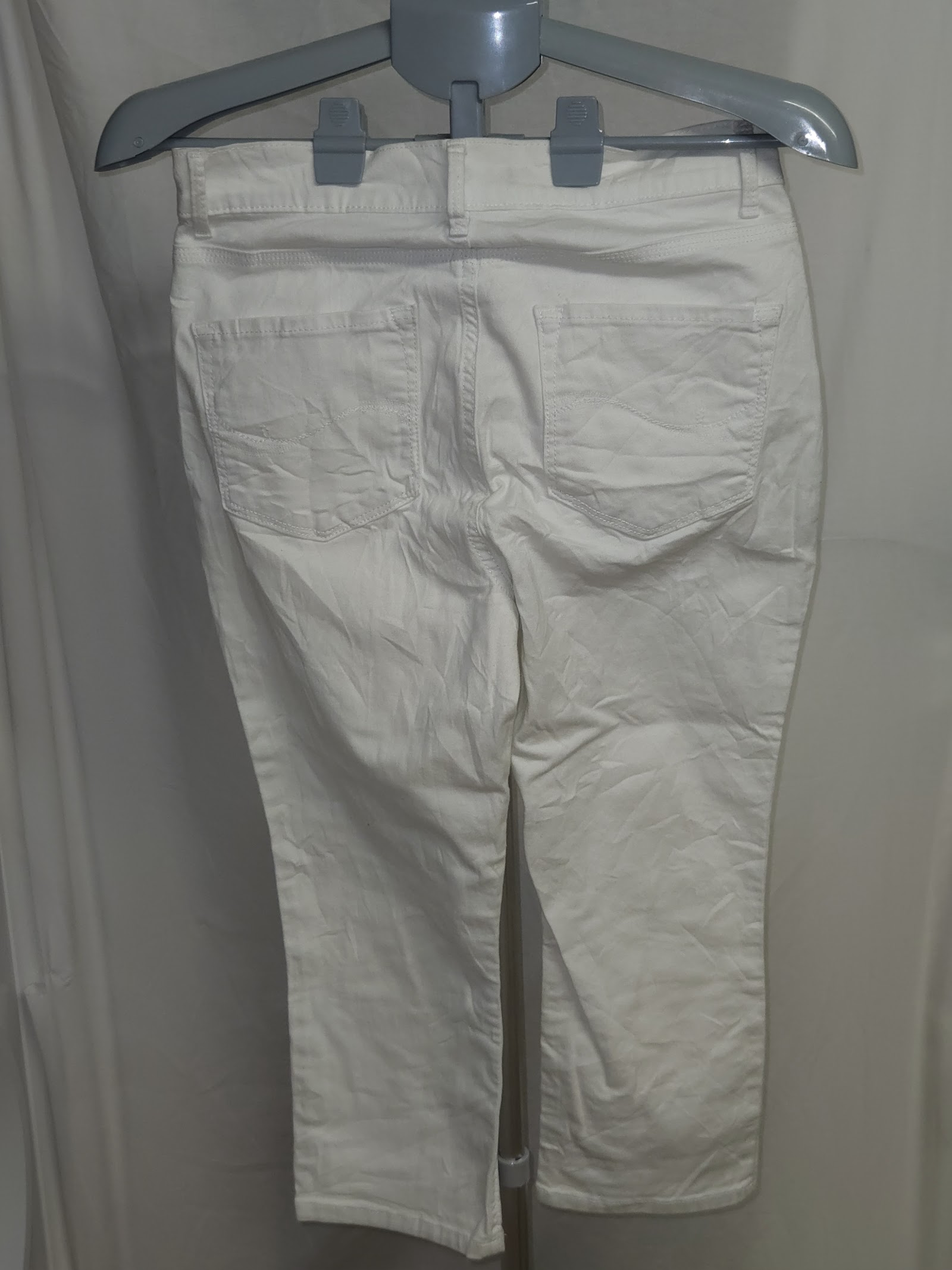 Genuine Lee Easy Fit White Straight Leg Jeans, 8 Medium, photo 2