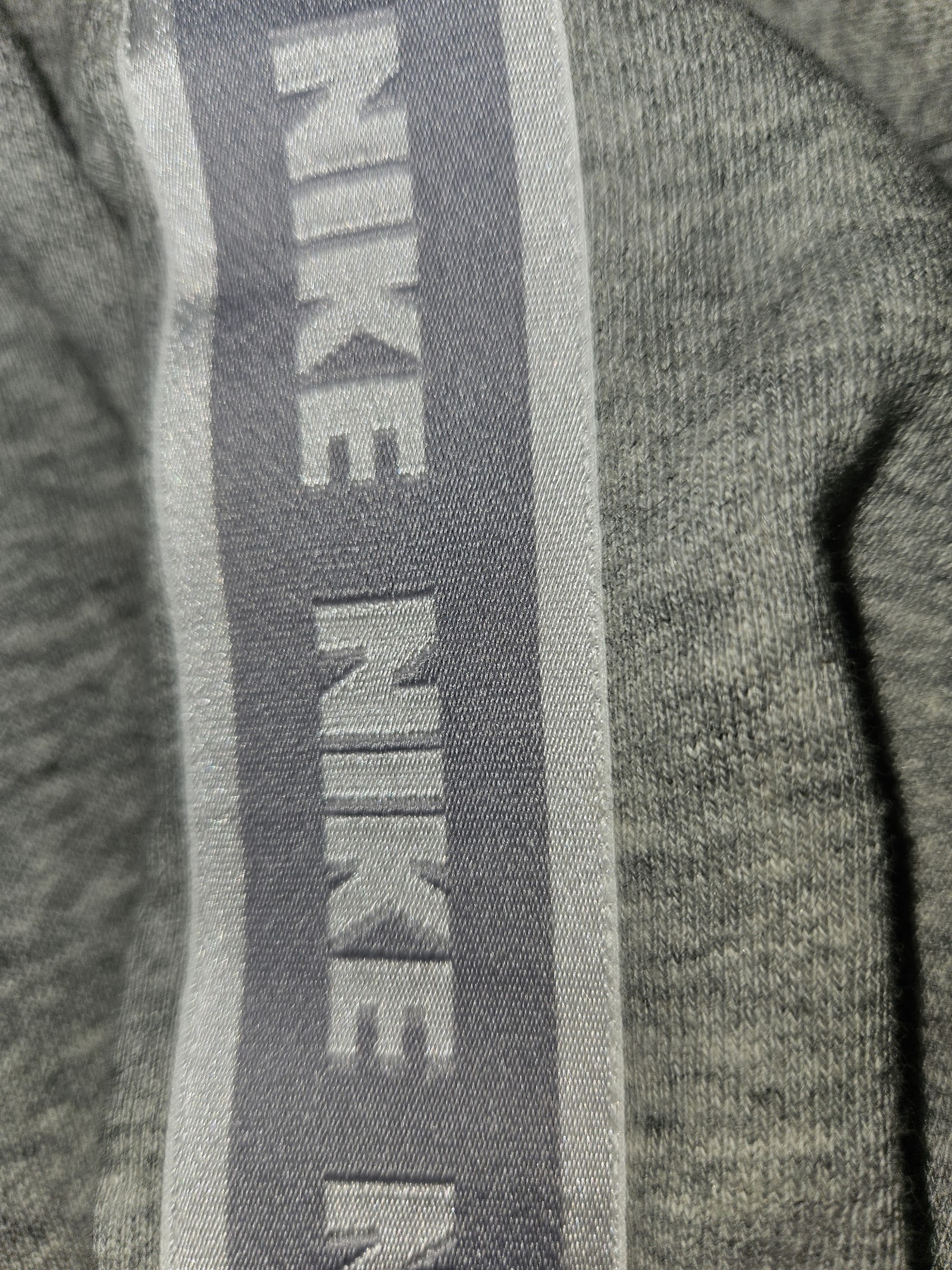 Genuine Nike Grey Tape Logo Full Zip Hoodie Size L, L, photo 5