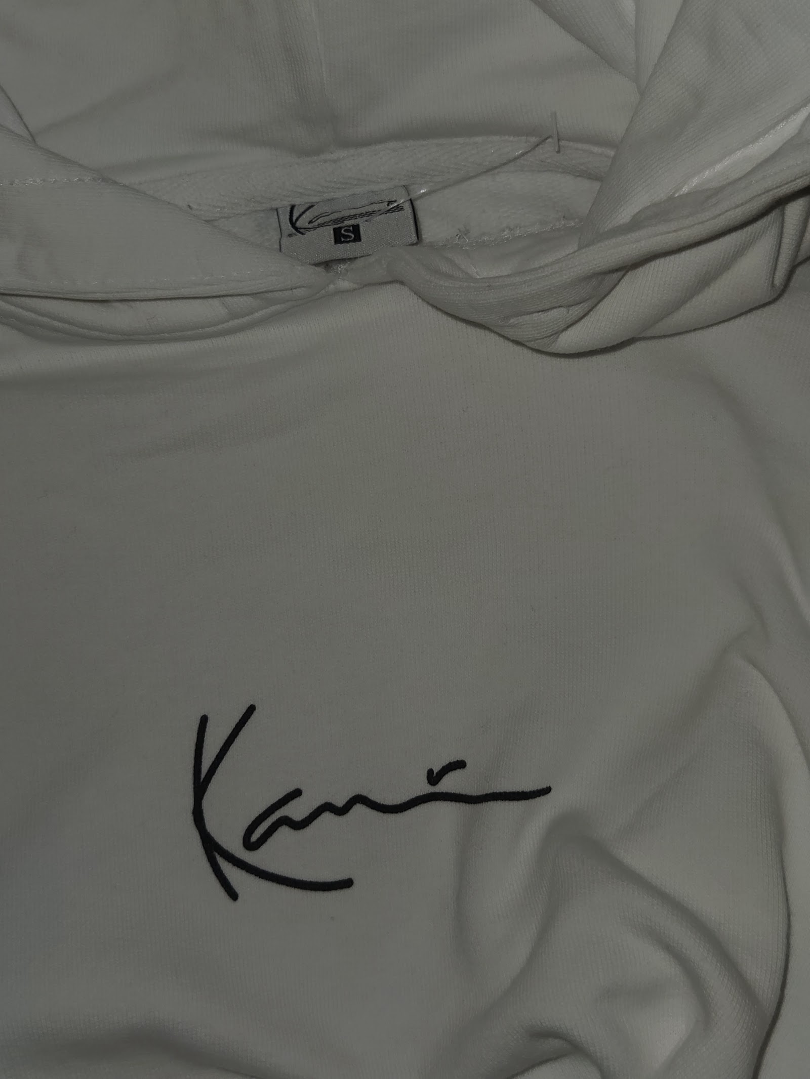 Genuine Karl Kani Cream Logo Pullover Hoodie, S, photo 4