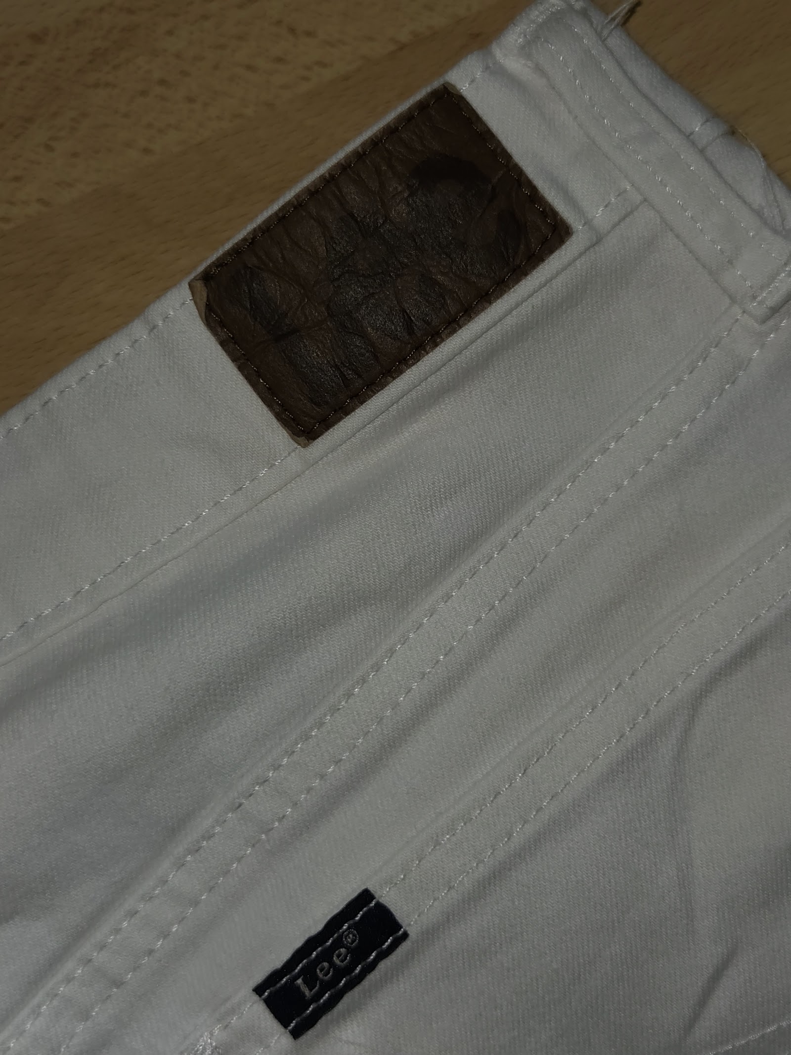 Genuine Lee White Five Pocket Capri Jeans, 10 Medium, photo 4