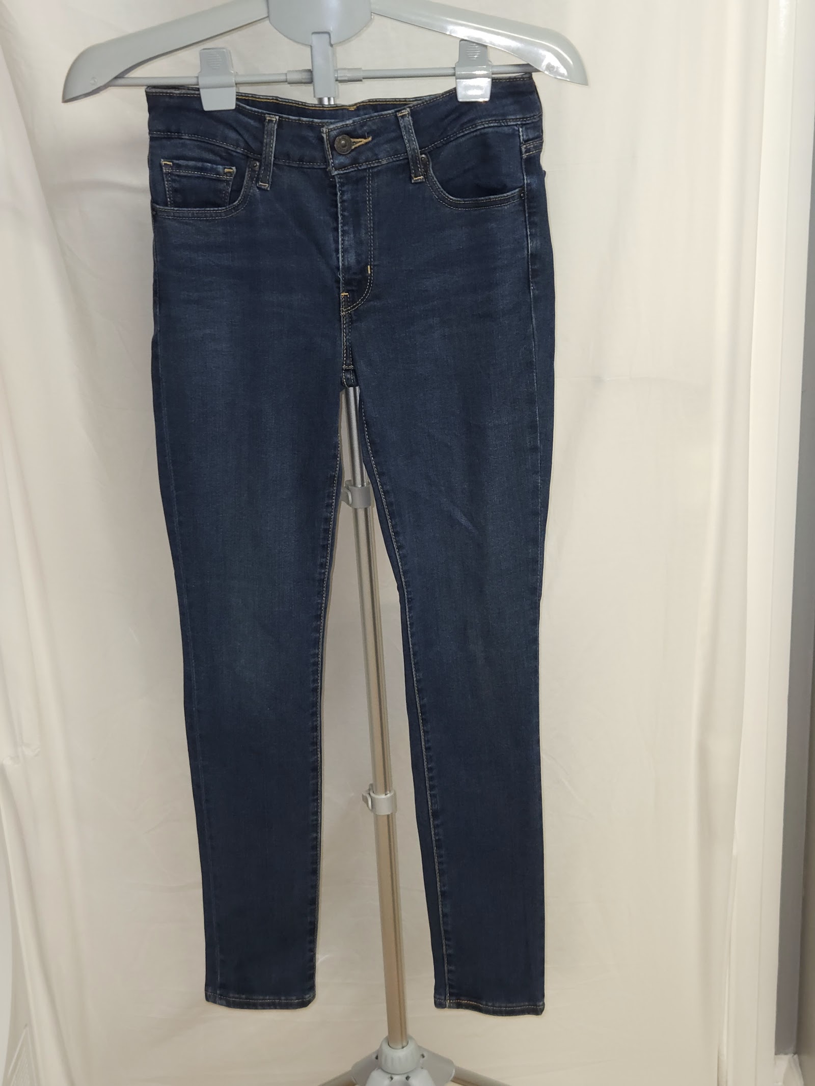 Levi's 711 Skinny Dark Blue Jeans