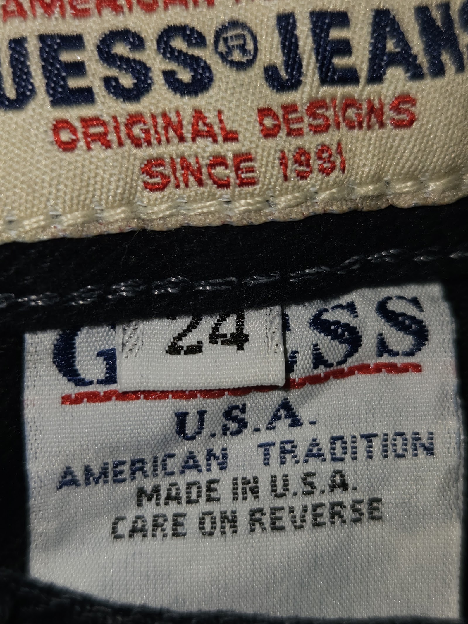 Genuine Guess Black Jeans Size 24 XS, 24 / XS, photo 4