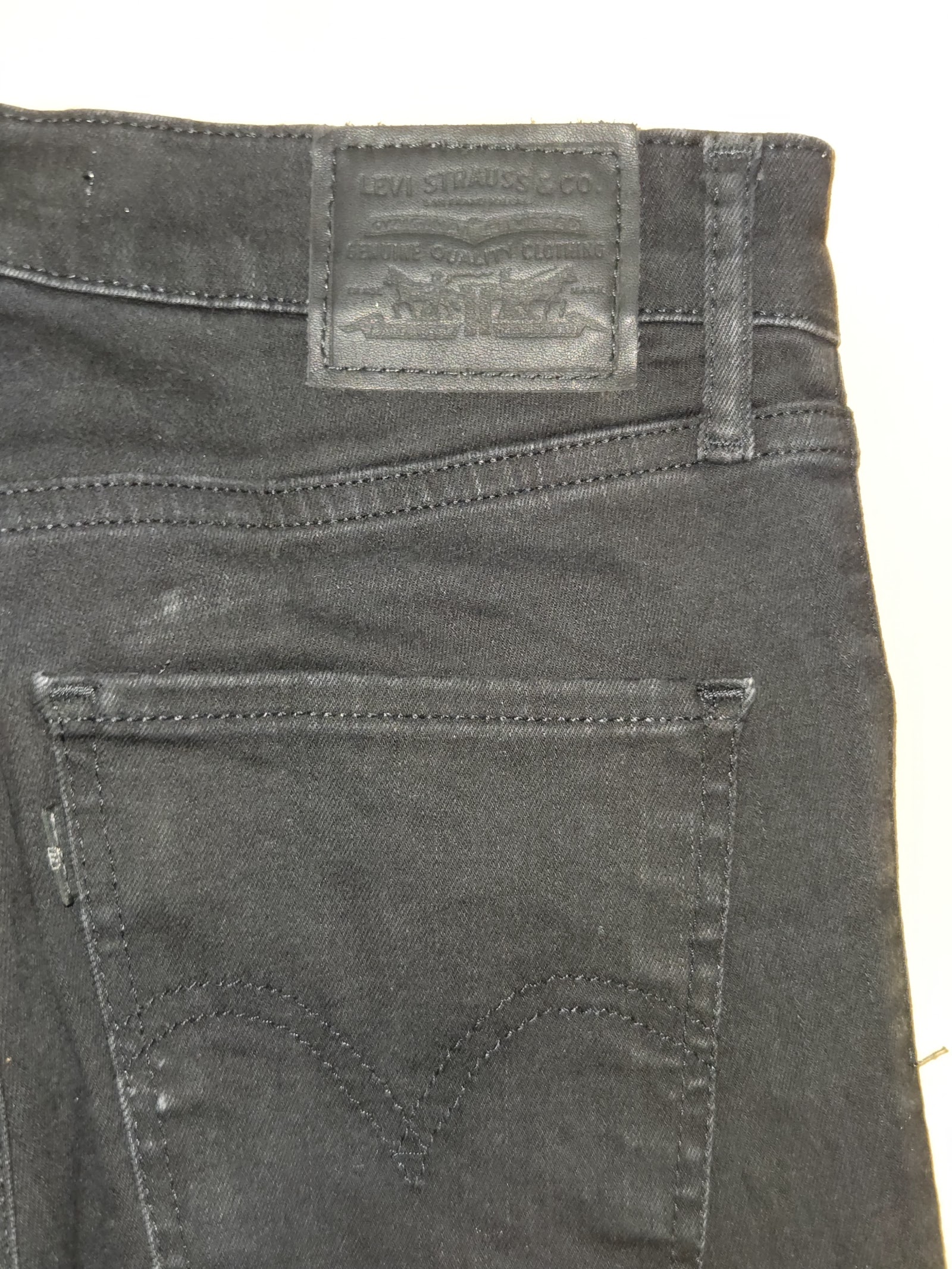 Genuine Levi's Mile High Super Skinny Black Jeans, W27 L30, photo 7
