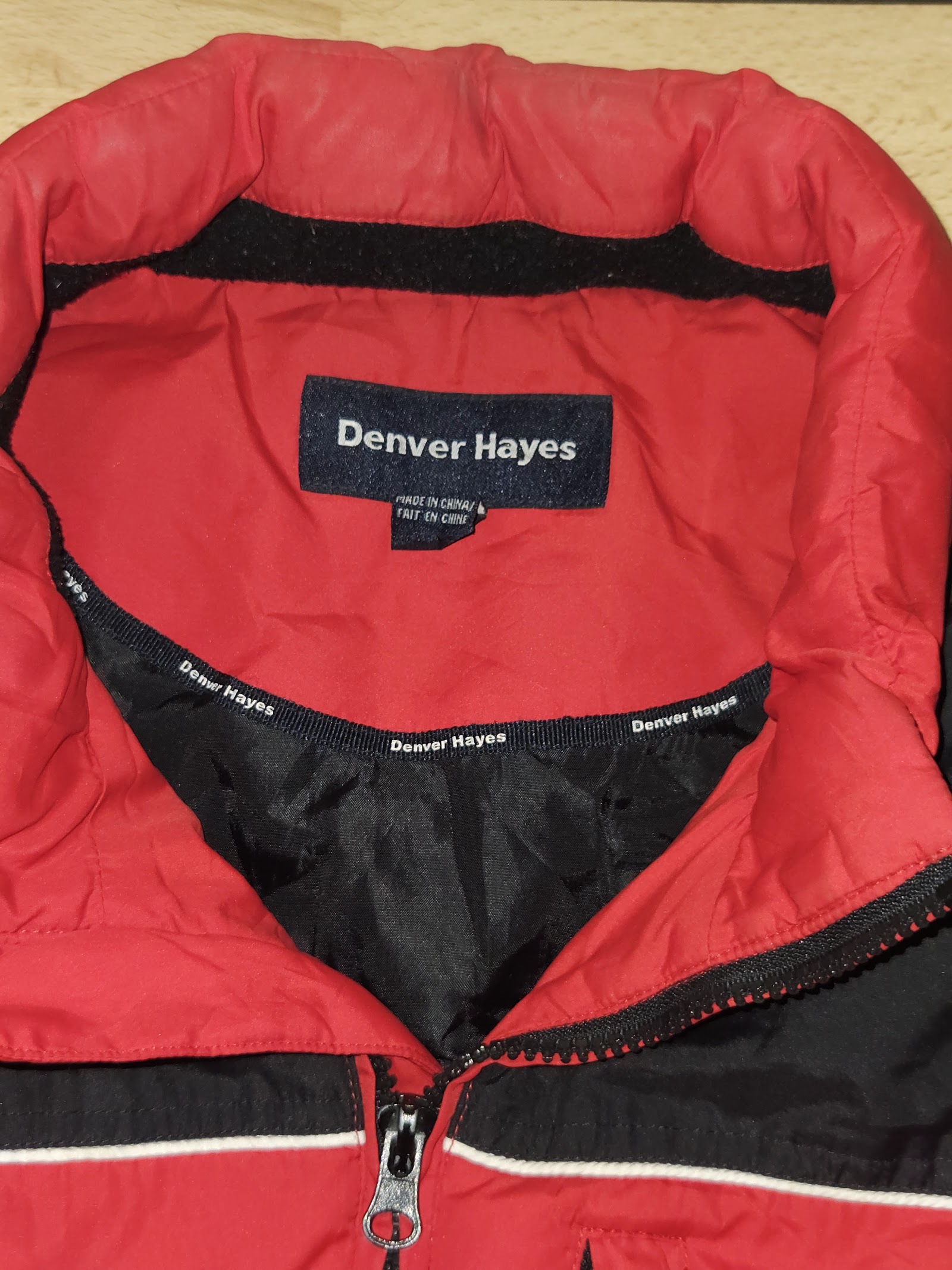 Genuine Denver Hayes Red Black Padded Gilet, L / G, photo 4