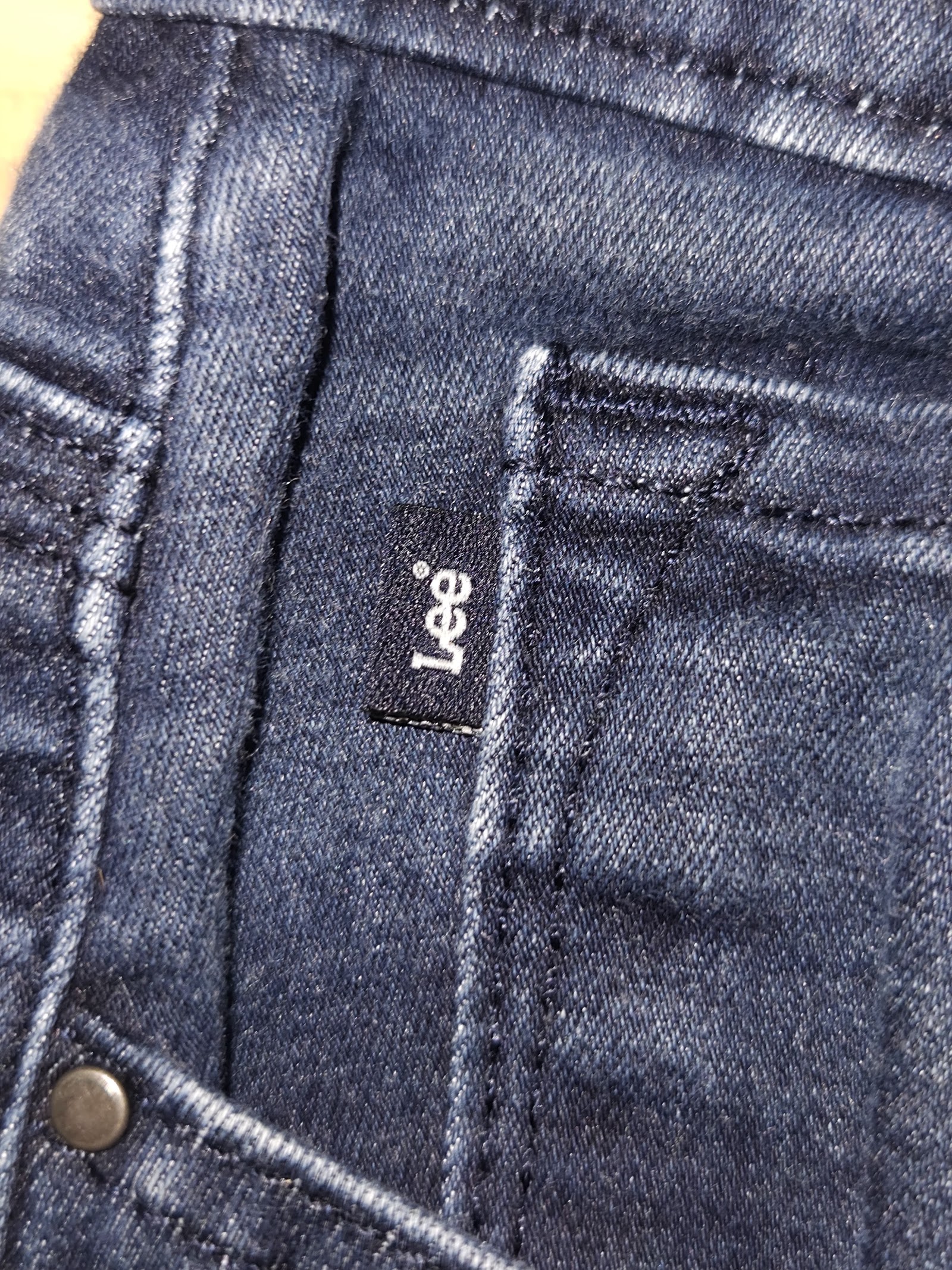 Genuine Lee Easy Fit Dark Blue Jeans, 14 Medium, photo 4
