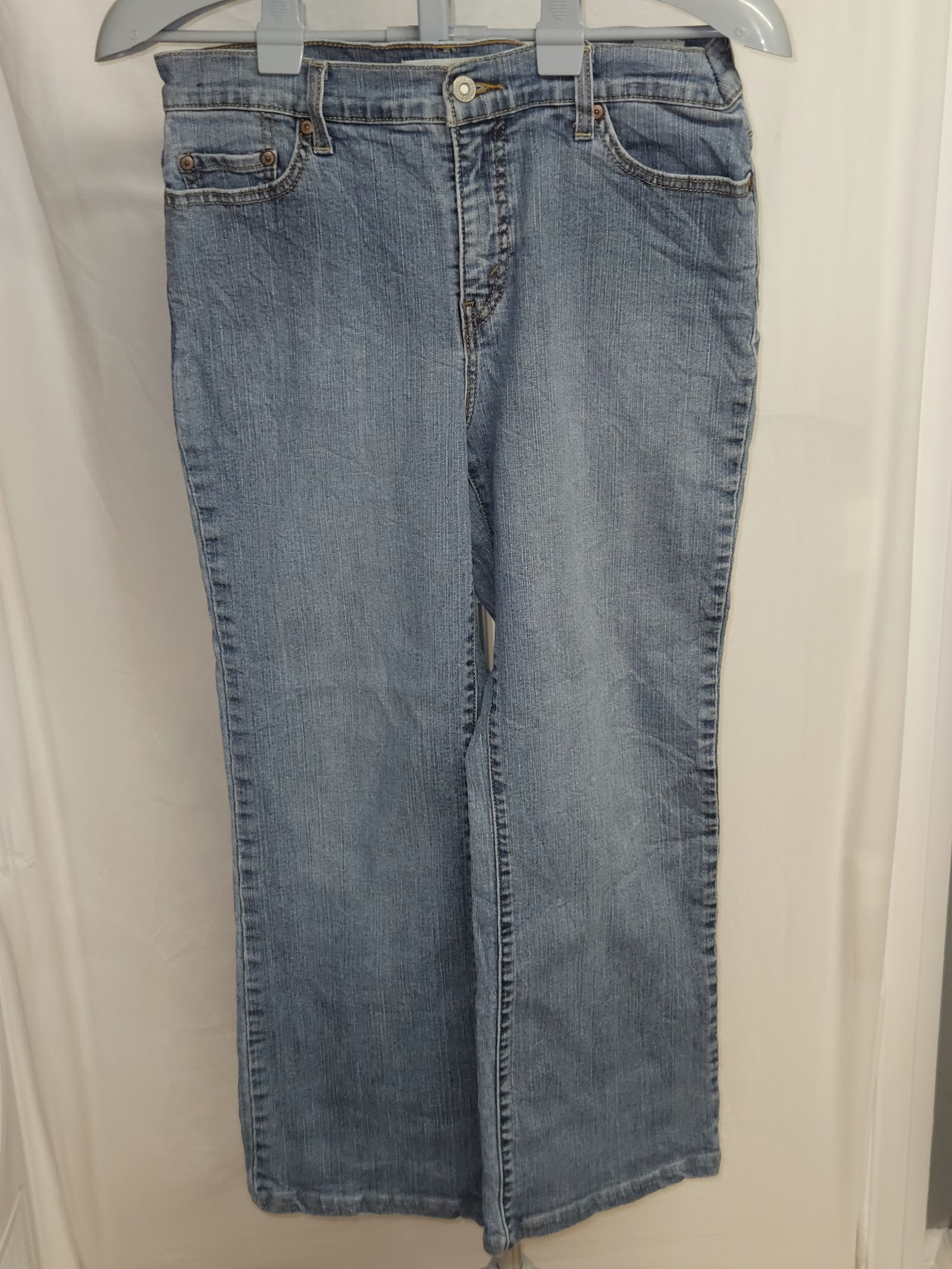 Levi's Perfectly Slimming 512 Boot Cut Light Blue Jeans