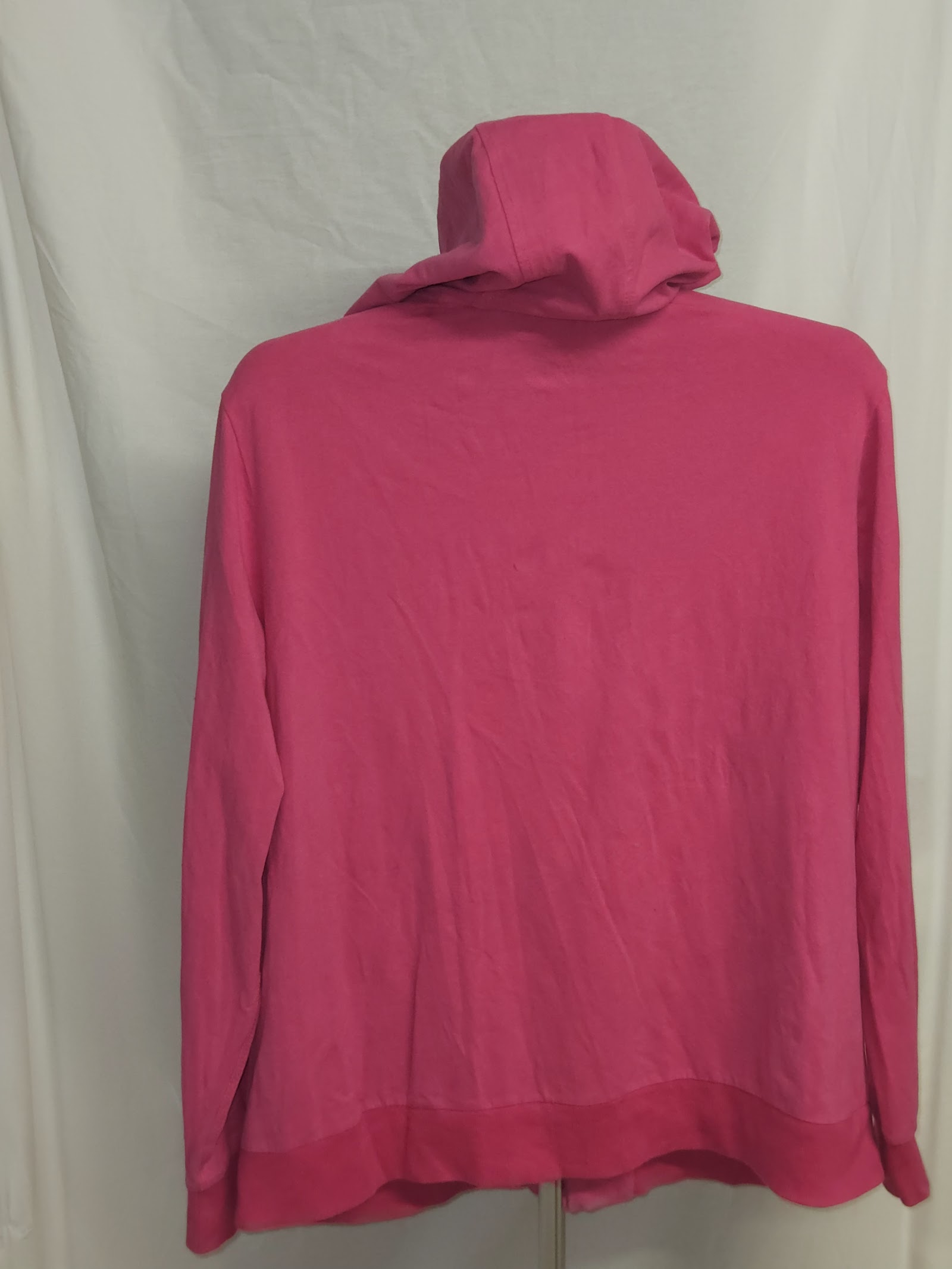 Genuine Ellesse Pink Italia Logo Full Zip Hoodie, UK 20, photo 2